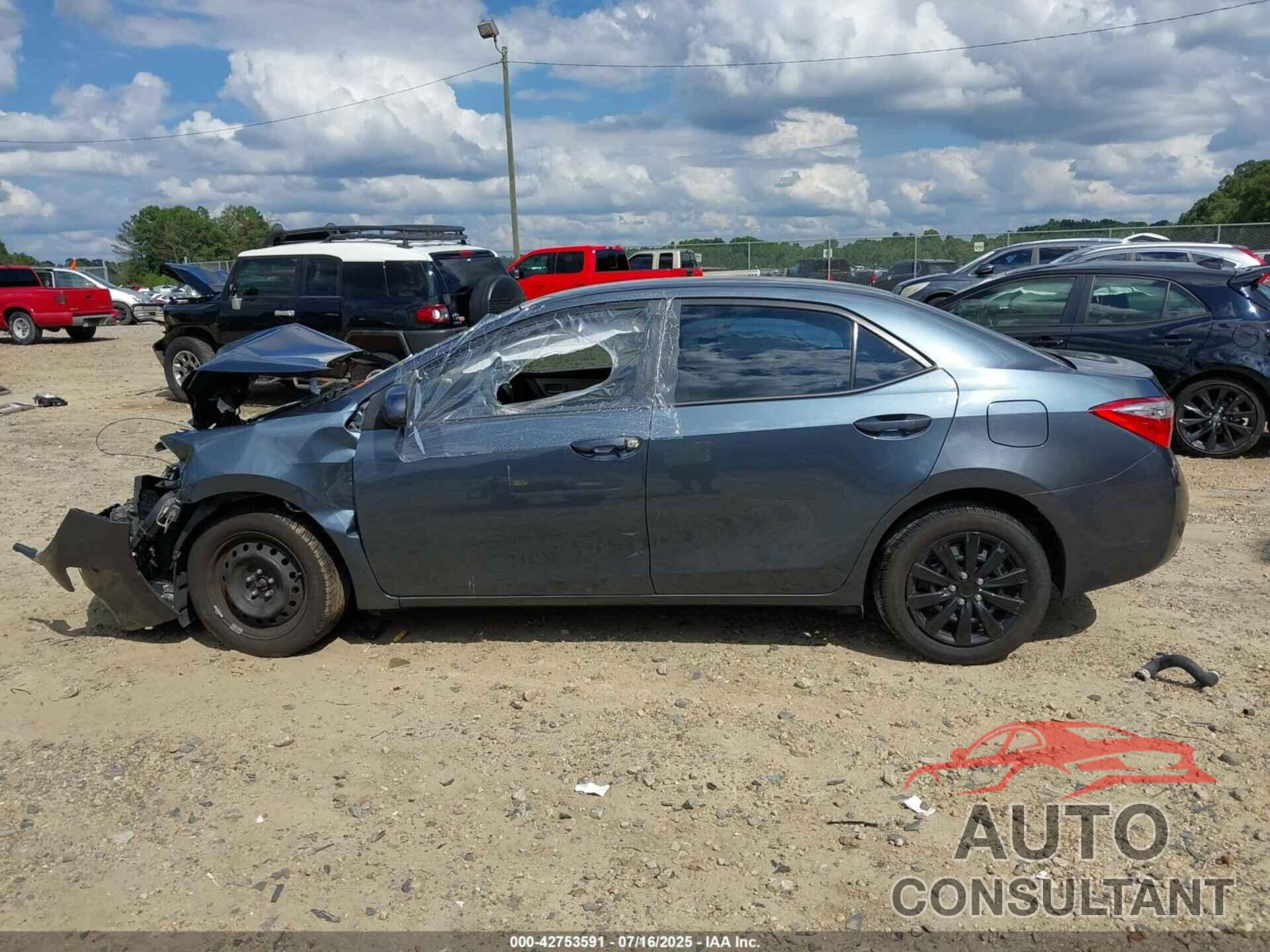 TOYOTA COROLLA 2016 - 2T1BURHE2GC558546