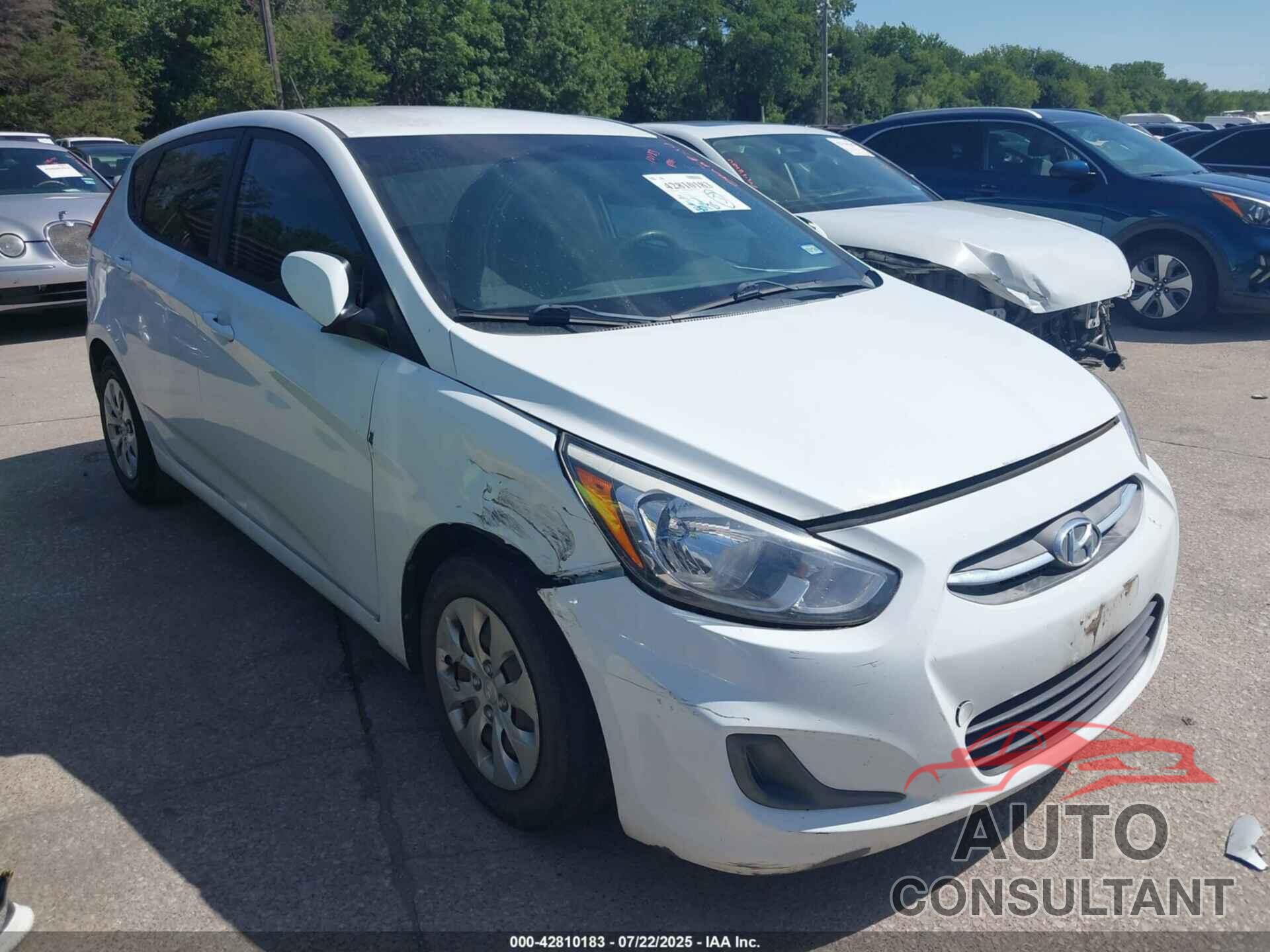 HYUNDAI ACCENT 2017 - KMHCT5AEXHU307350