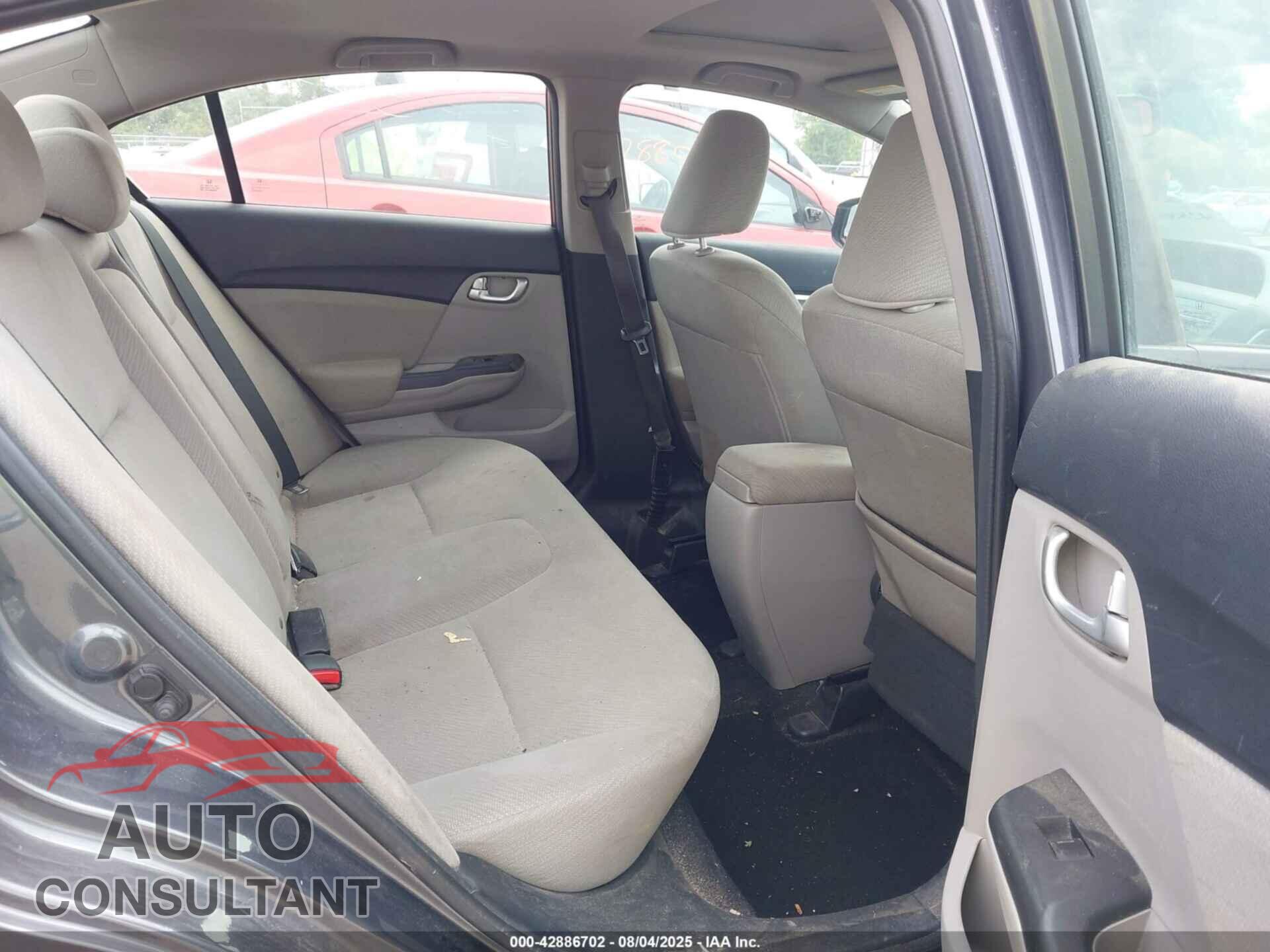 HONDA CIVIC 2013 - 19XFB2F88DE027408