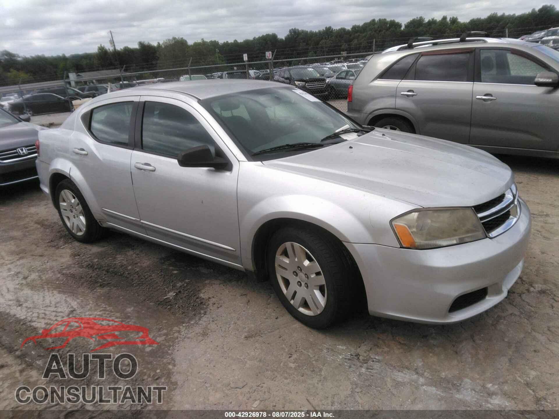 DODGE AVENGER 2011 - 1B3BD4FB4BN608091