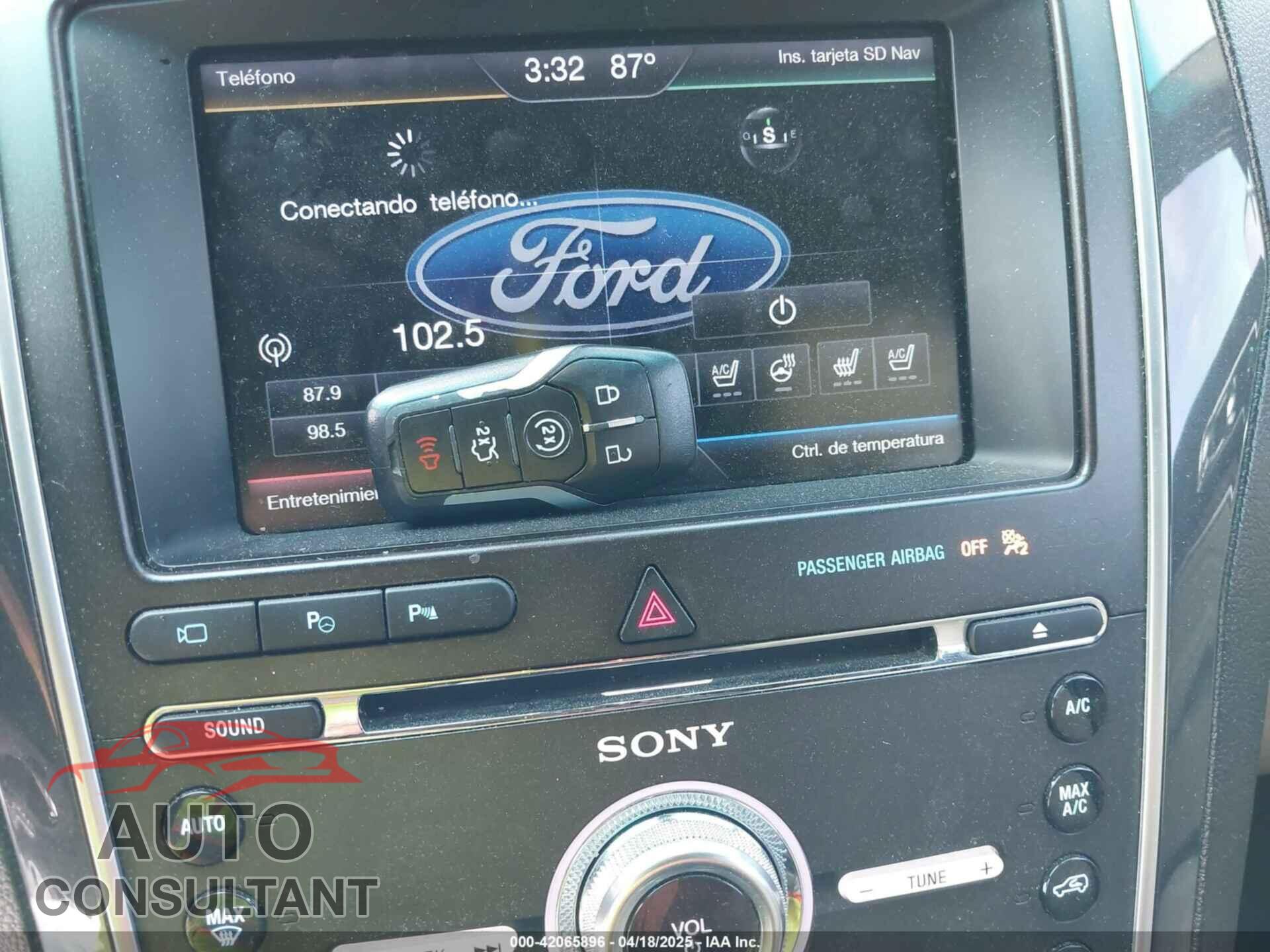 FORD EXPLORER 2016 - 1FM5K7F86GGC57750