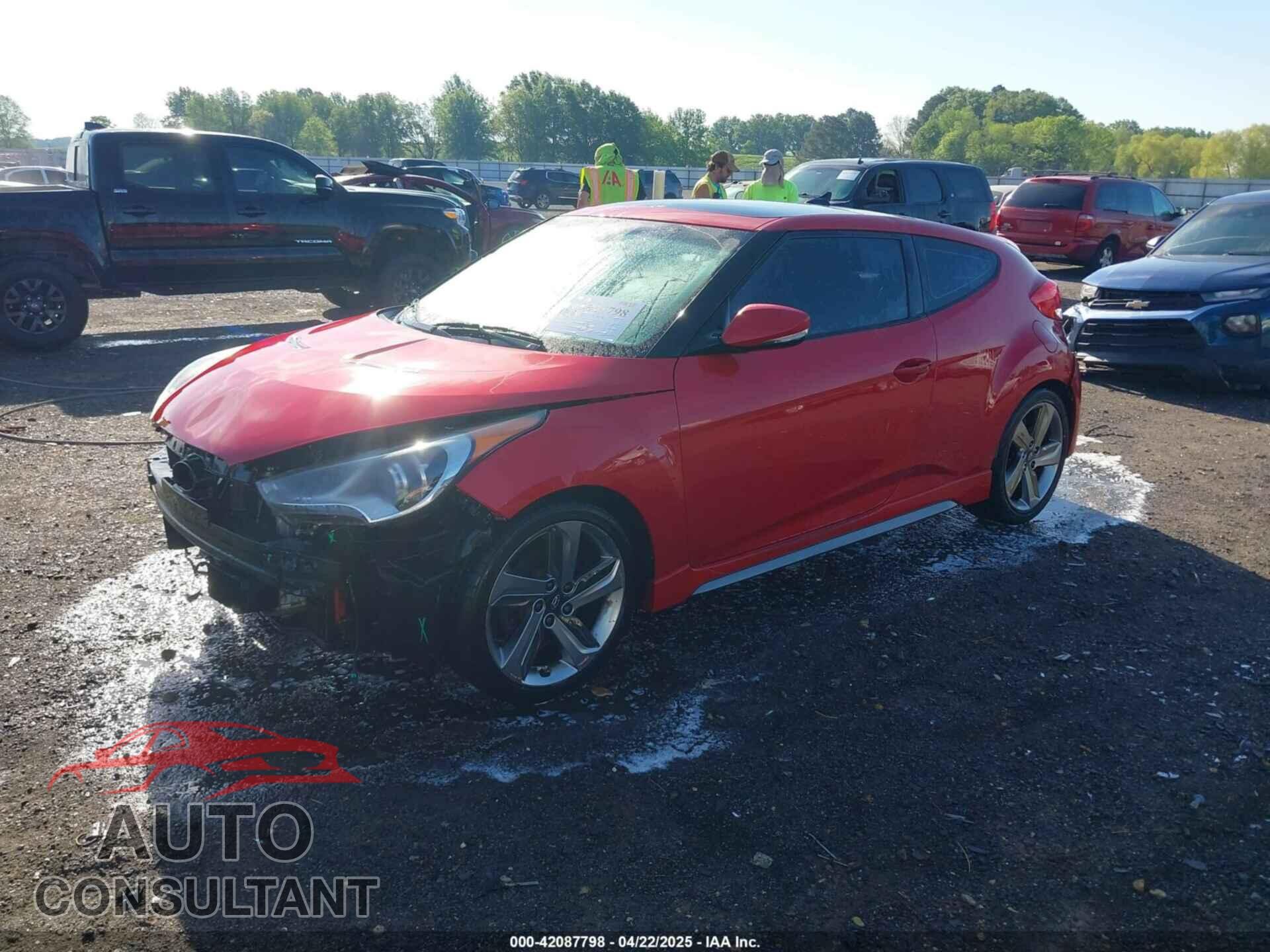 HYUNDAI VELOSTER 2013 - KMHTC6AE3DU169229
