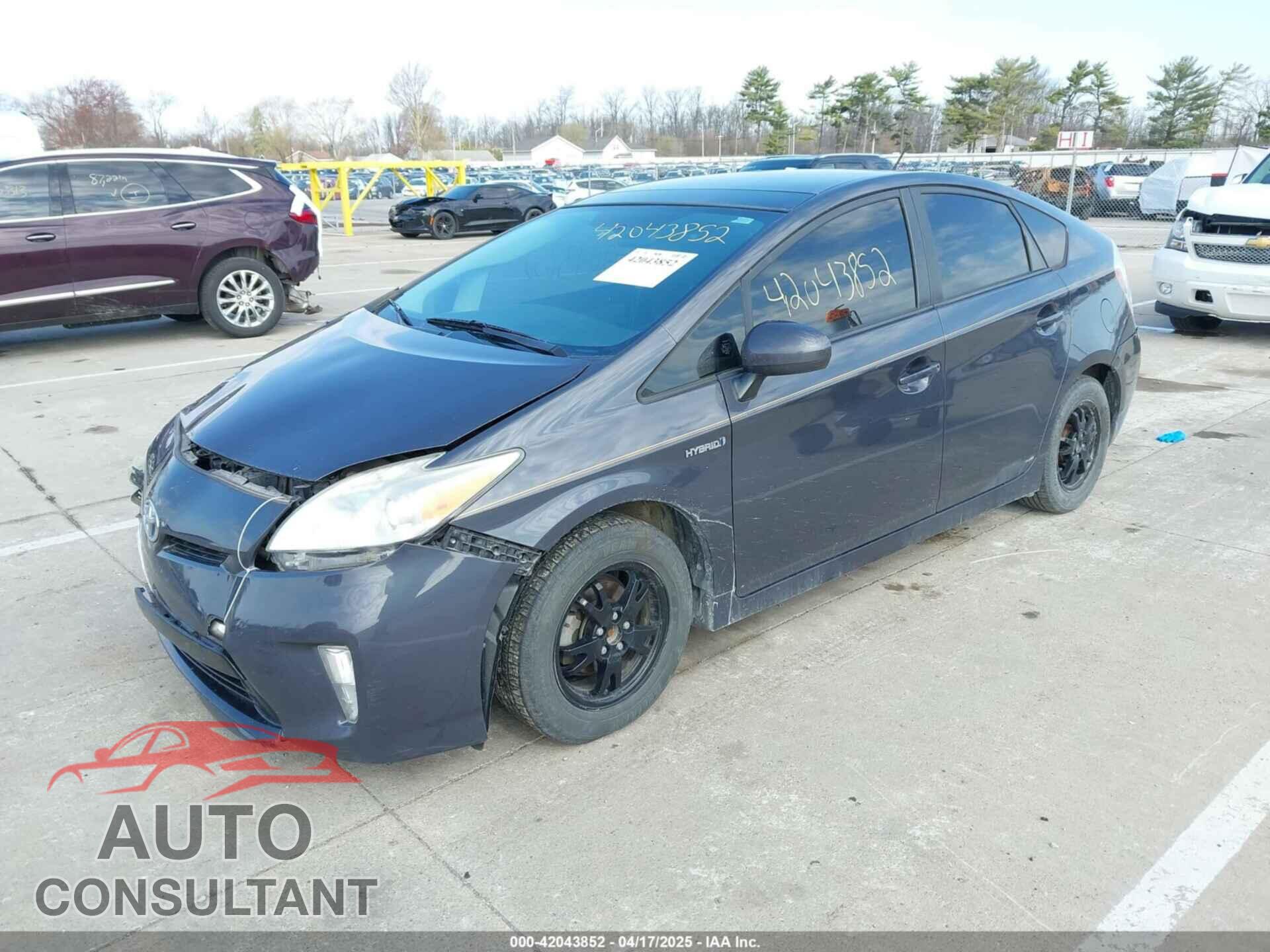 TOYOTA PRIUS 2012 - JTDKN3DU8C1501113