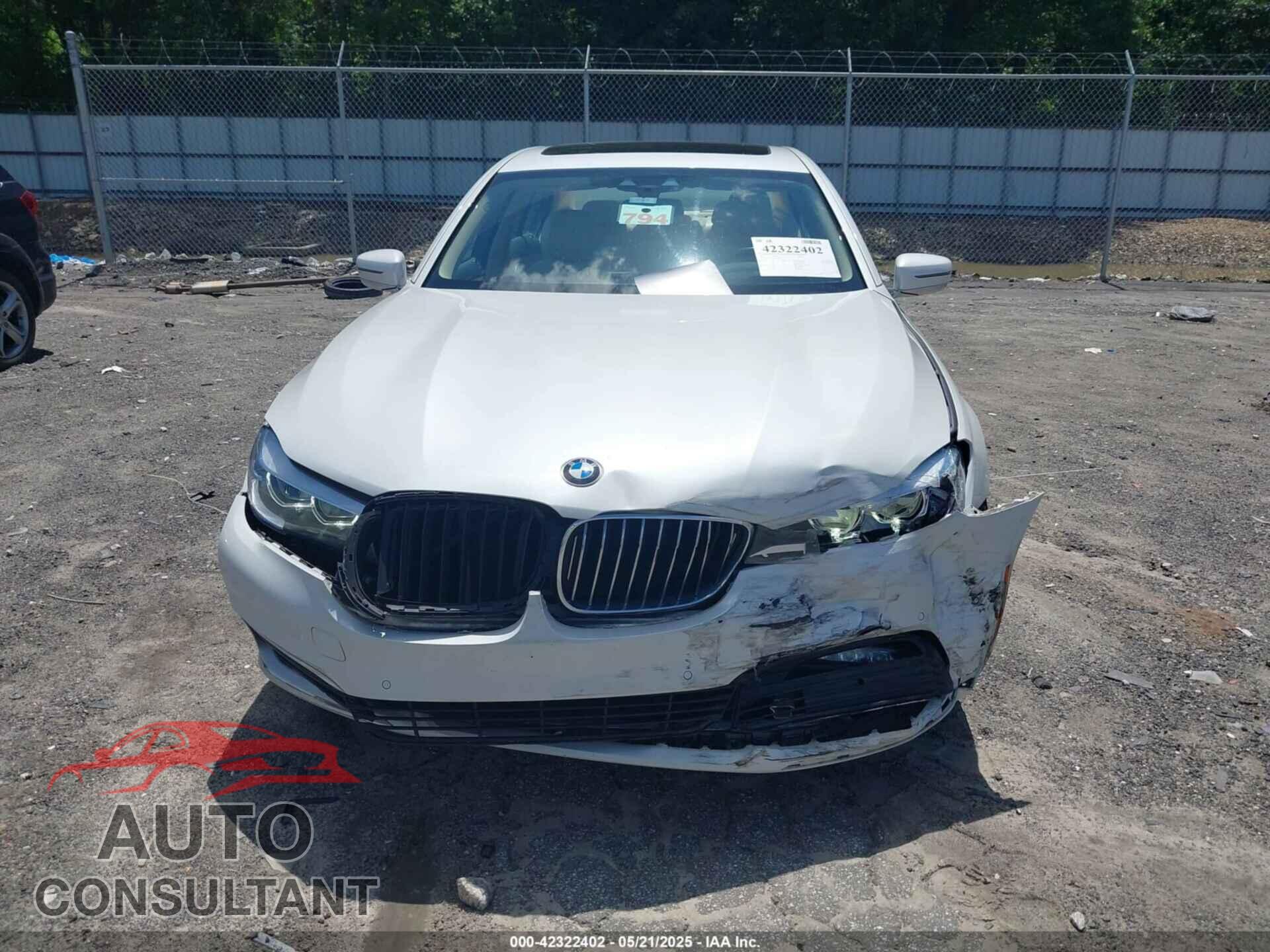 BMW 740I 2018 - WBA7E2C59JG742941