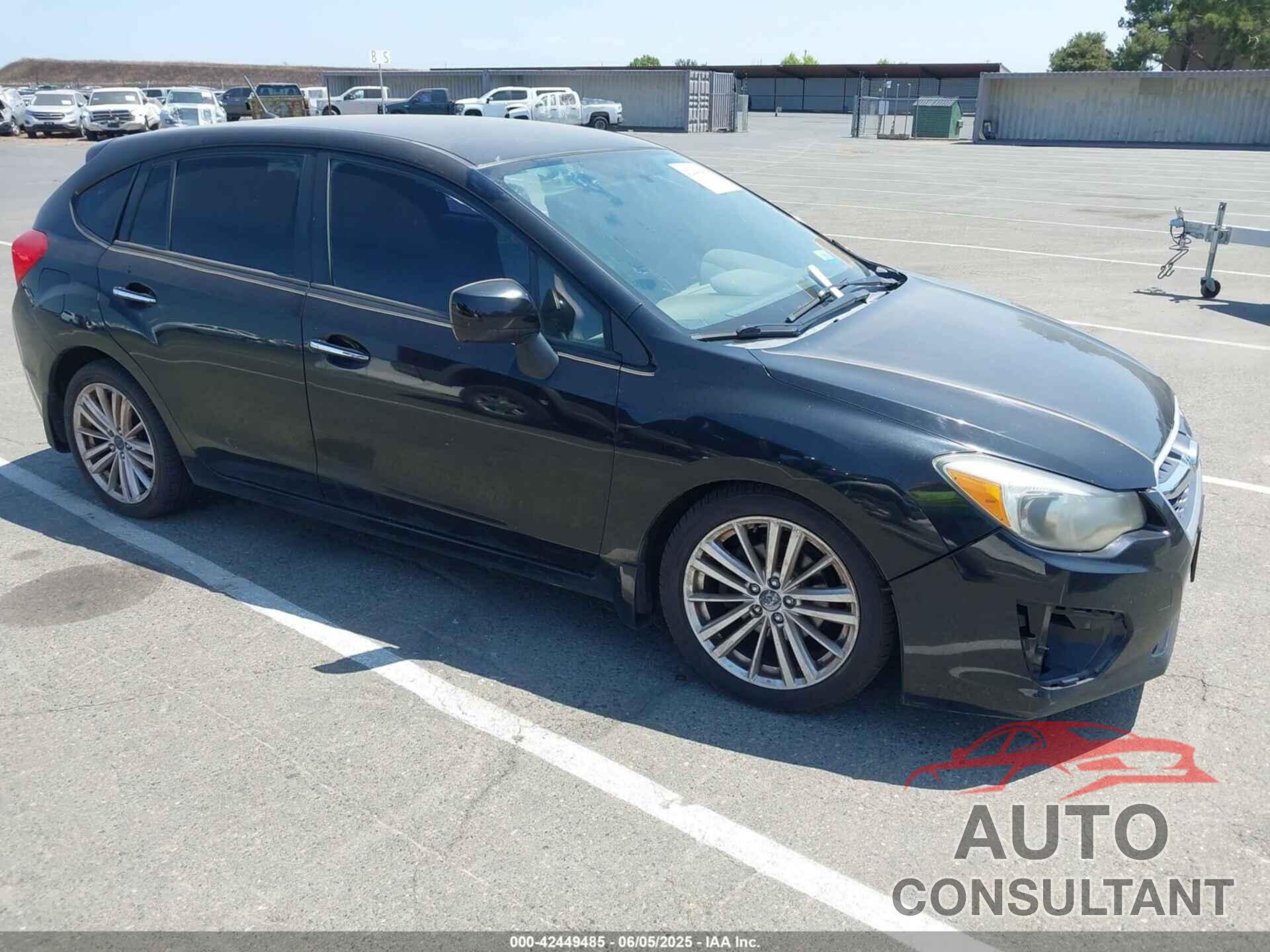 SUBARU IMPREZA 2012 - JF1GPAG68CH215342