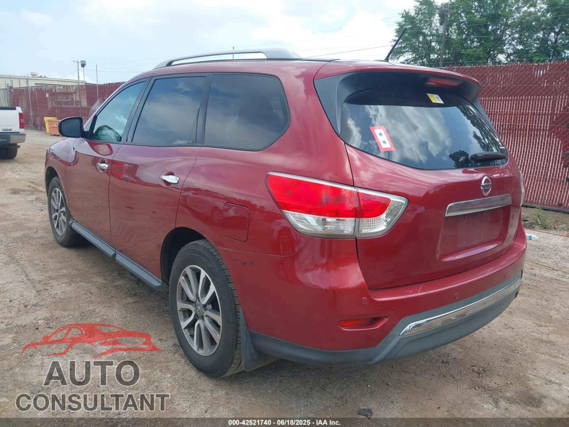 NISSAN PATHFINDER 2013 - 5N1AR2MN4DC628607