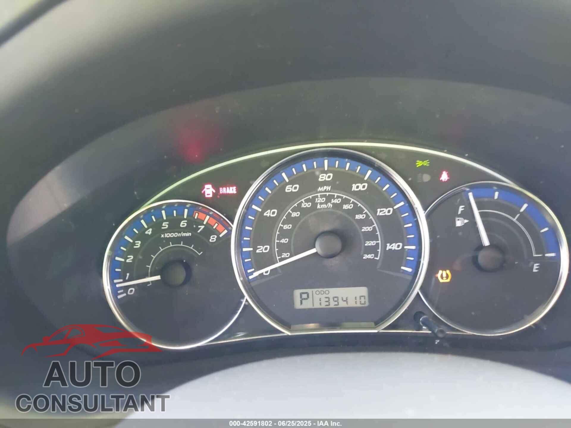 SUBARU FORESTER 2013 - JF2SHABC7DH407613