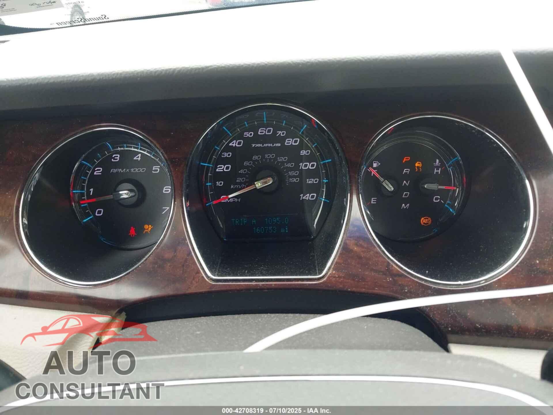FORD TAURUS 2011 - 1FAHP2EW6BG140416