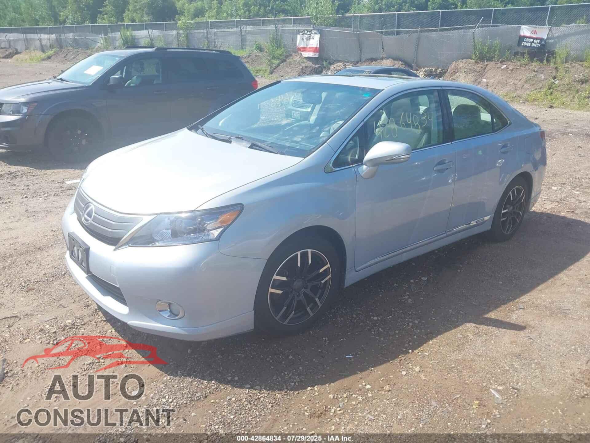 LEXUS HS 250H 2010 - JTHBB1BA5A2014348