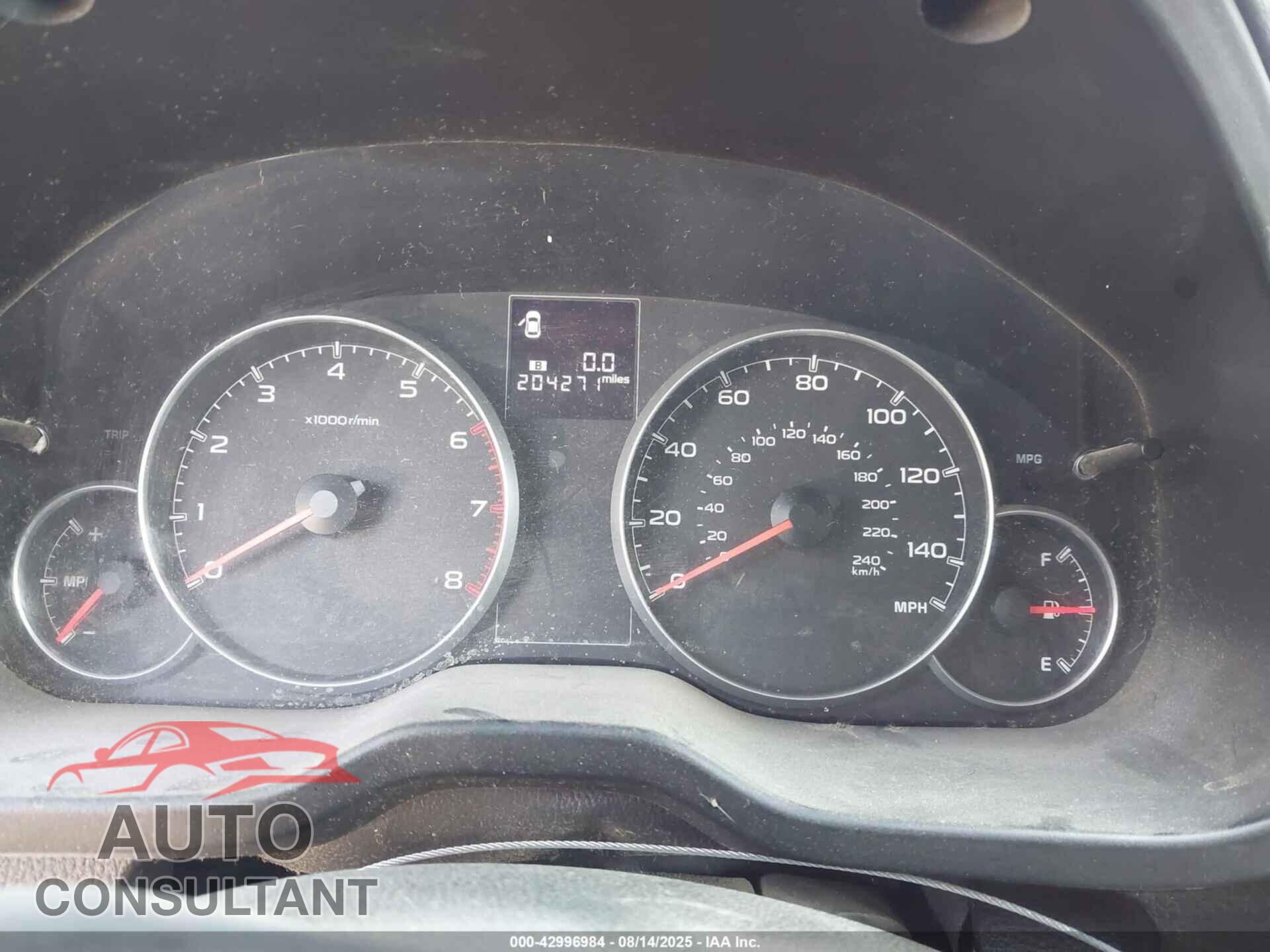 SUBARU OUTBACK 2014 - 4S4BRBCC4E3313022