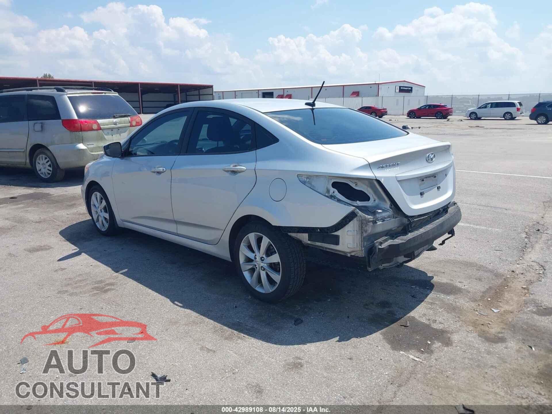 HYUNDAI ACCENT 2014 - KMHCU4AE4EU611647