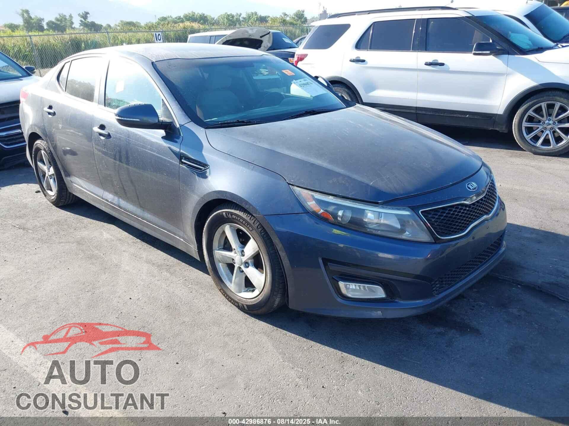 KIA OPTIMA 2015 - KNAGM4A77F5600058