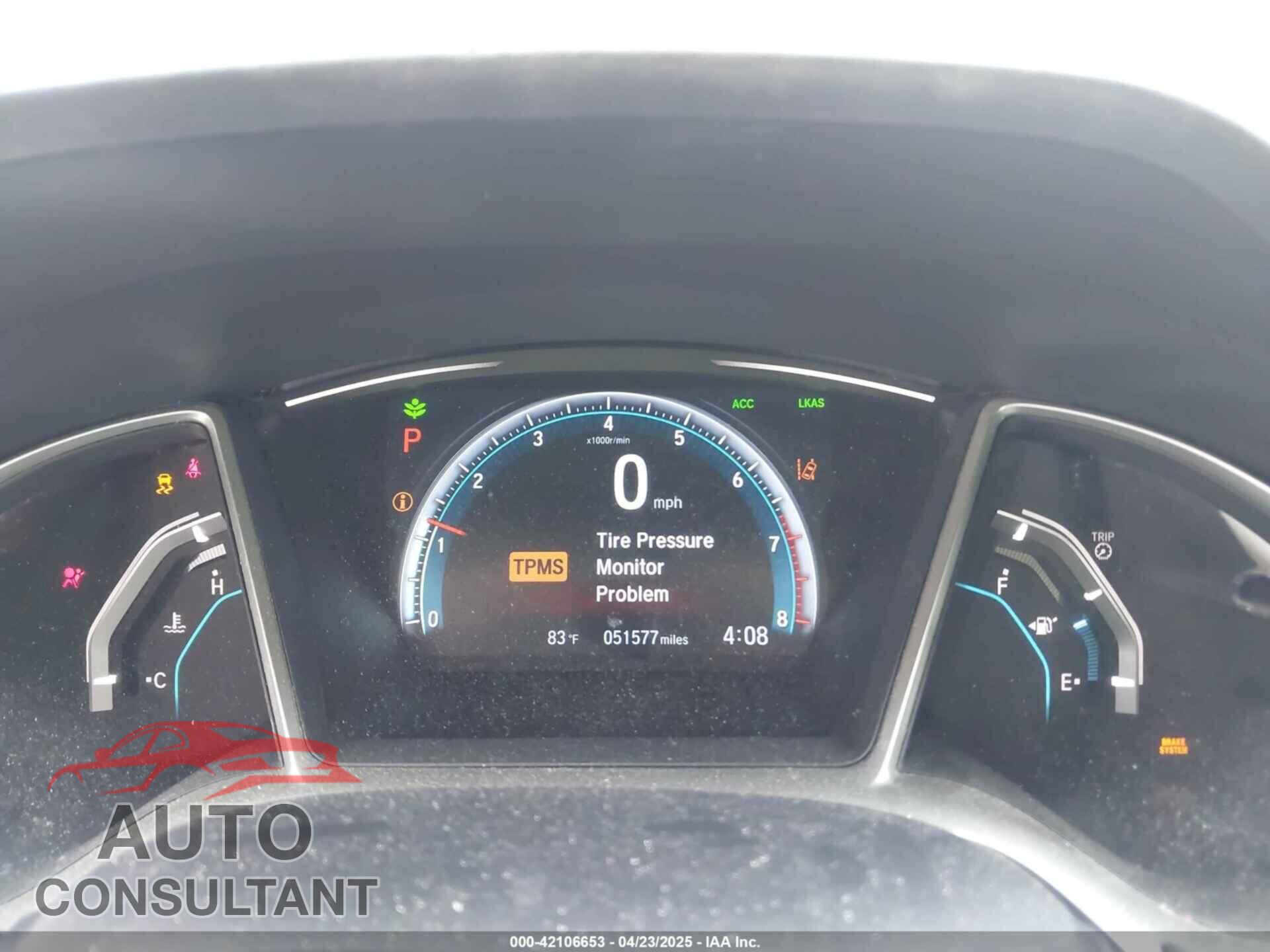 HONDA CIVIC 2016 - 2HGFC2F84GH510336