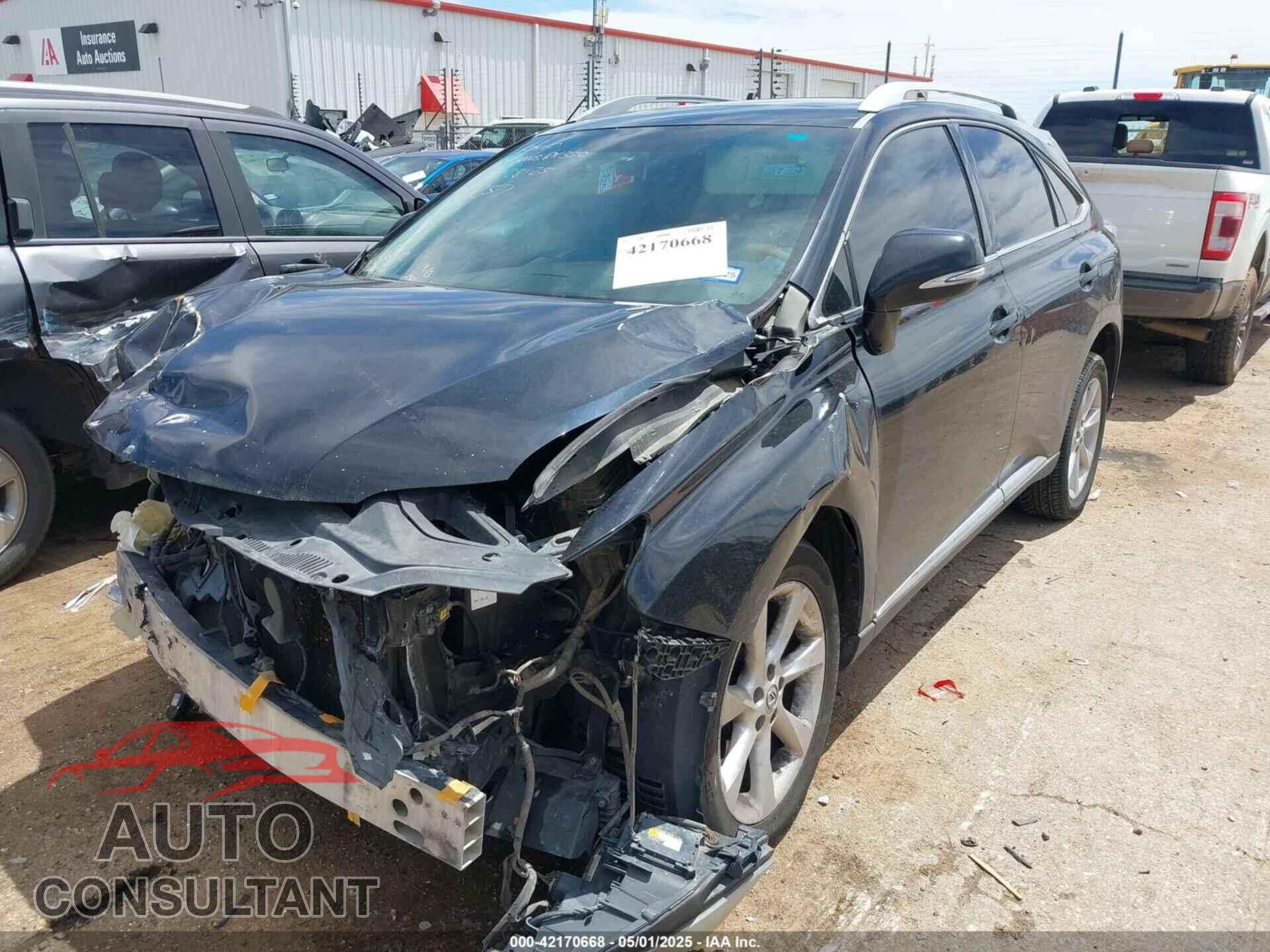 LEXUS RX 350 2010 - 2T2BK1BA7AC019257