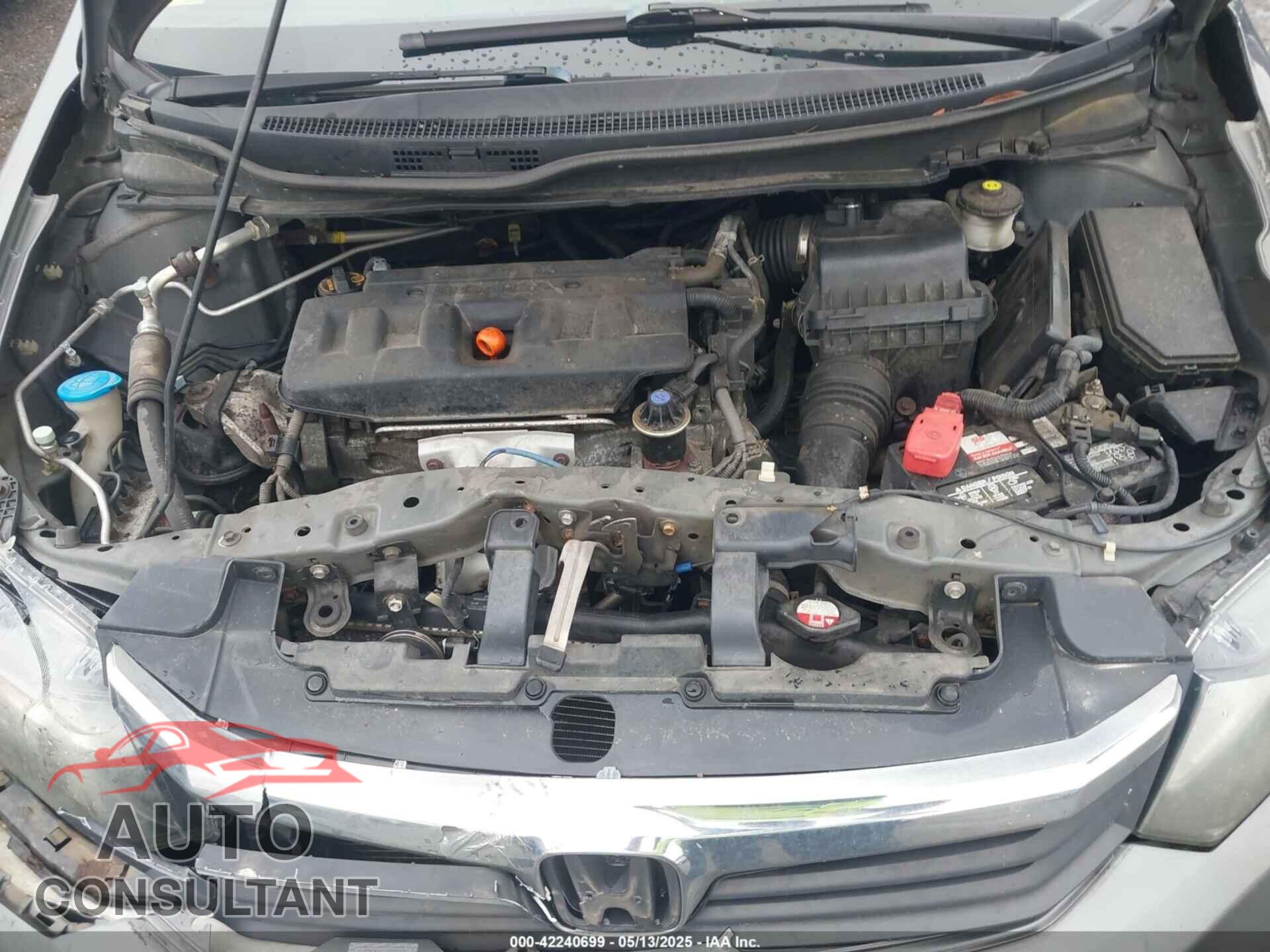 HONDA CIVIC 2012 - 2HGFB2F62CH332079