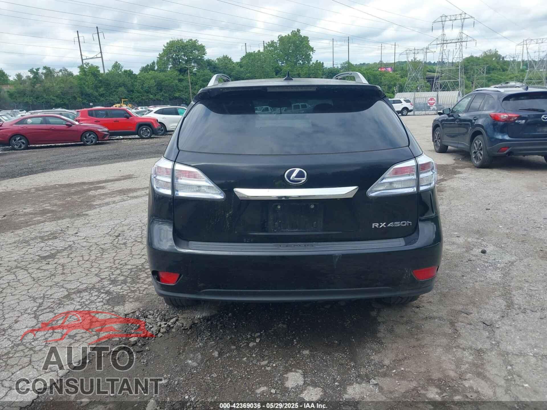 LEXUS RX 450H 2011 - JTJBC1BA1B2040653