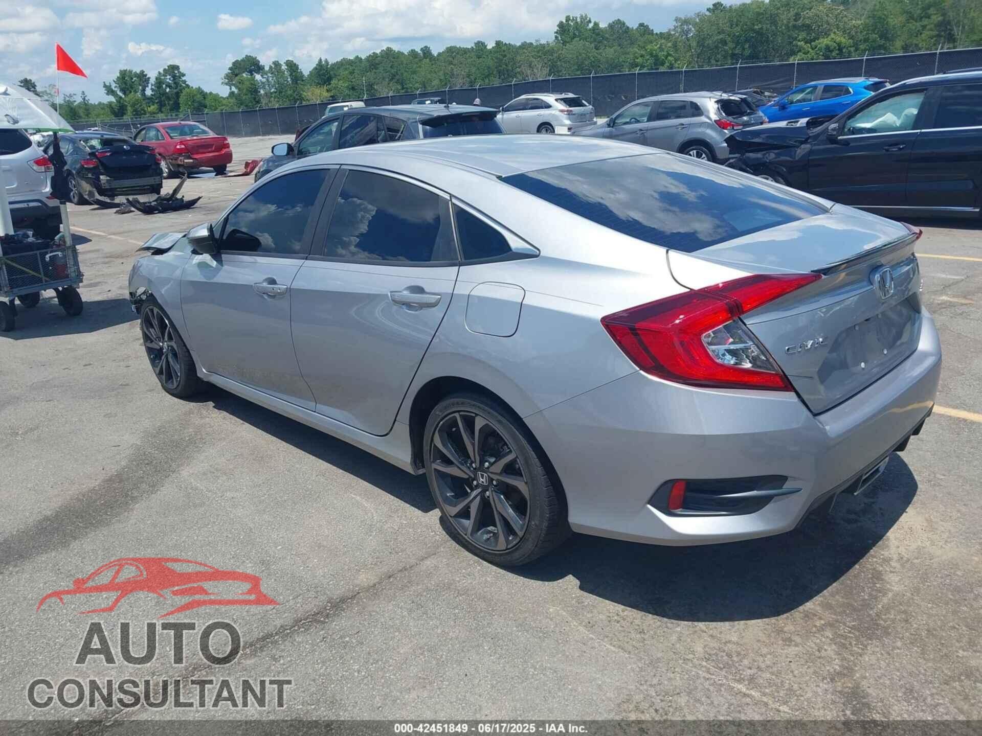 HONDA CIVIC 2019 - 2HGFC2F83KH598630
