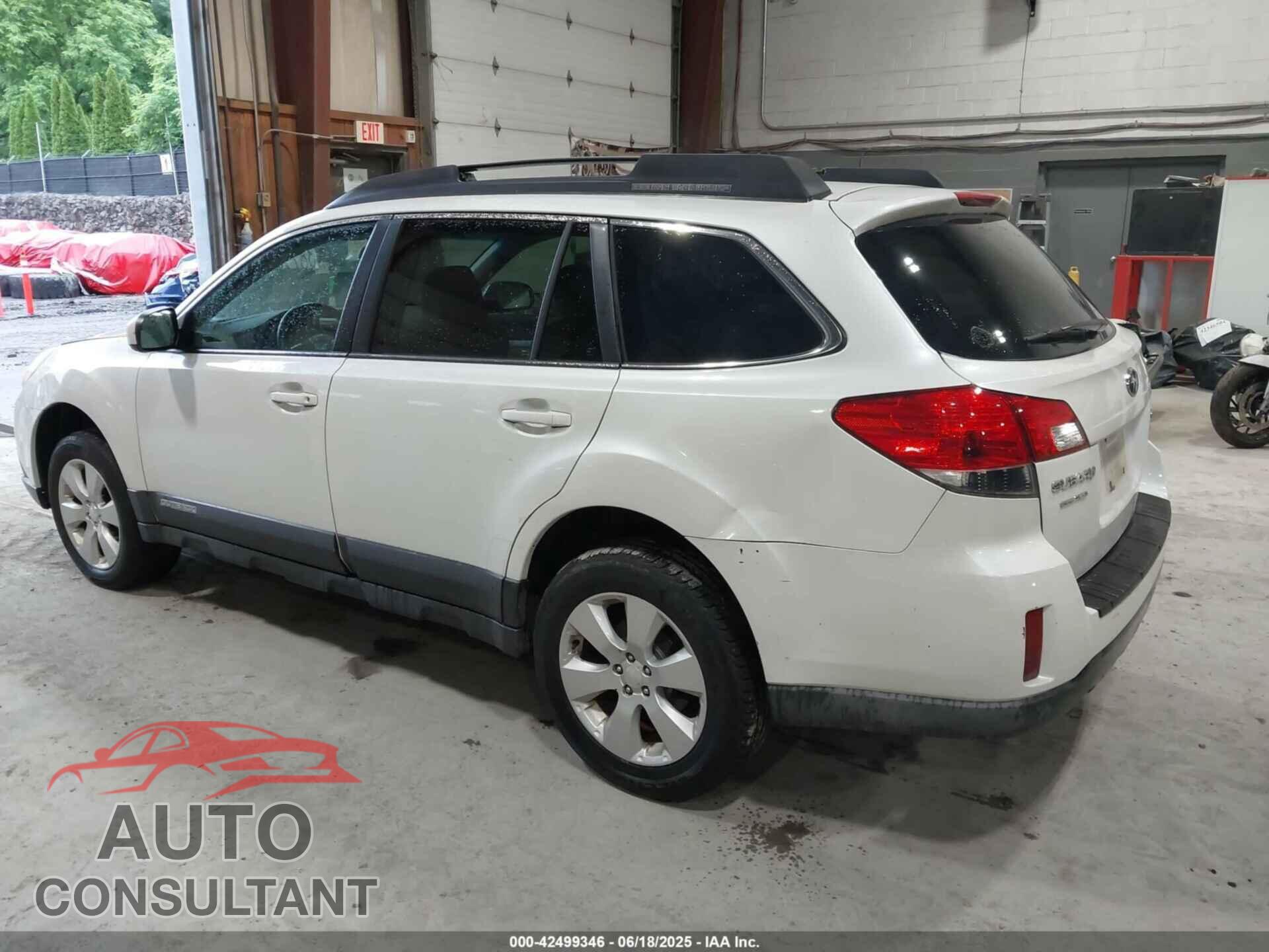 SUBARU OUTBACK 2012 - 4S4BRBBC5C3211288