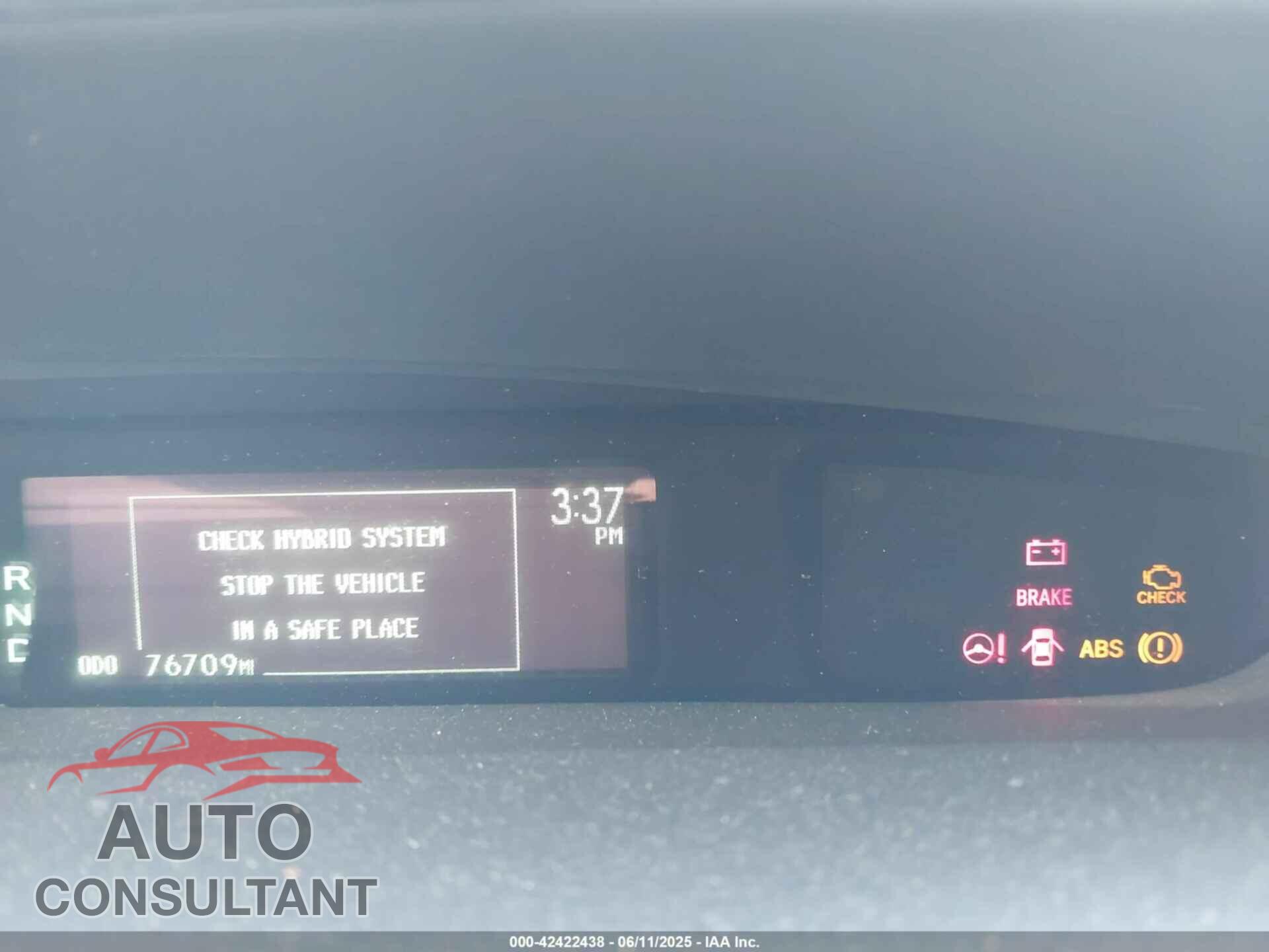 TOYOTA PRIUS 2013 - JTDKN3DU4D1627082