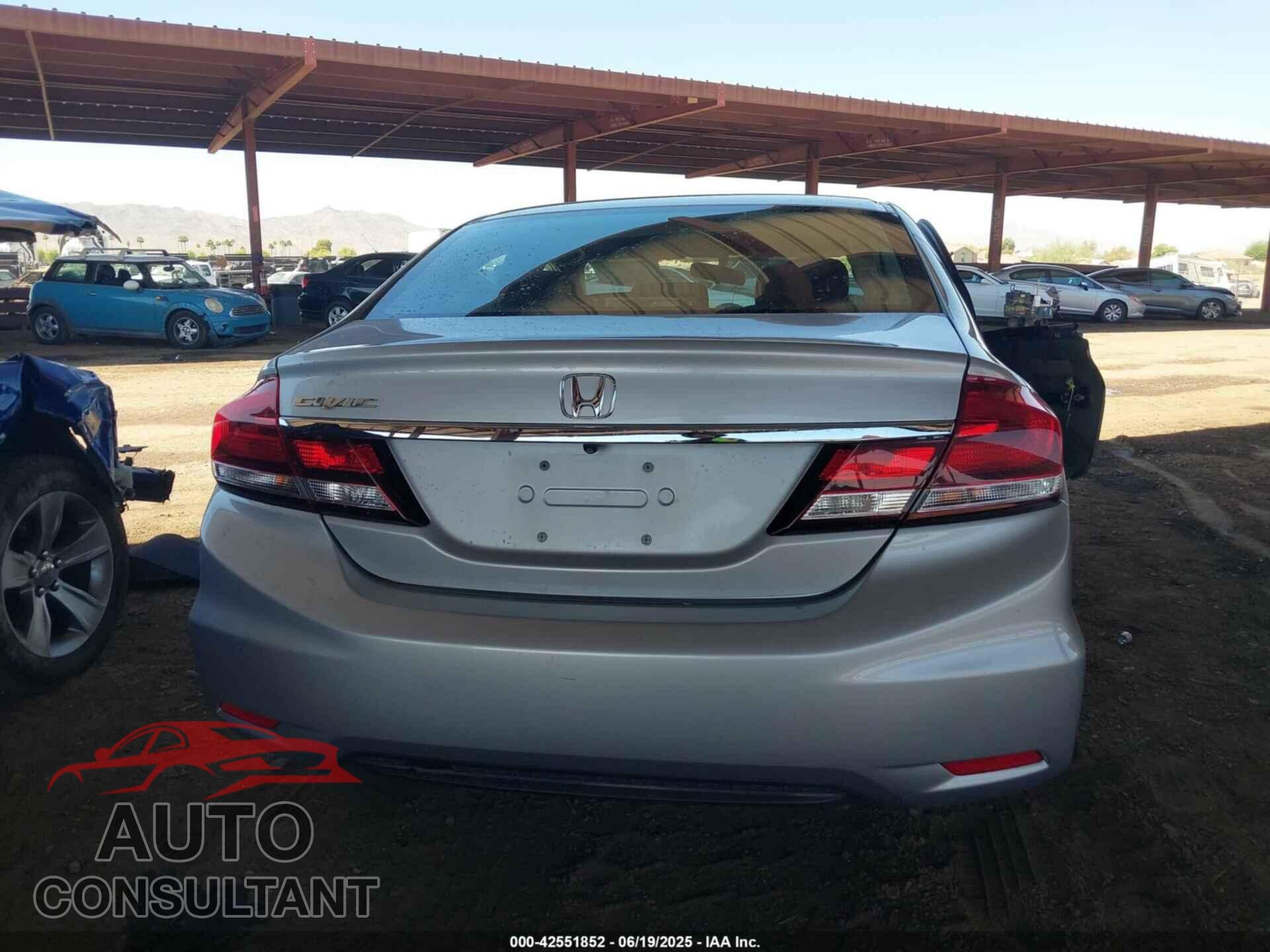 HONDA CIVIC 2013 - 19XFB2F81DE264063