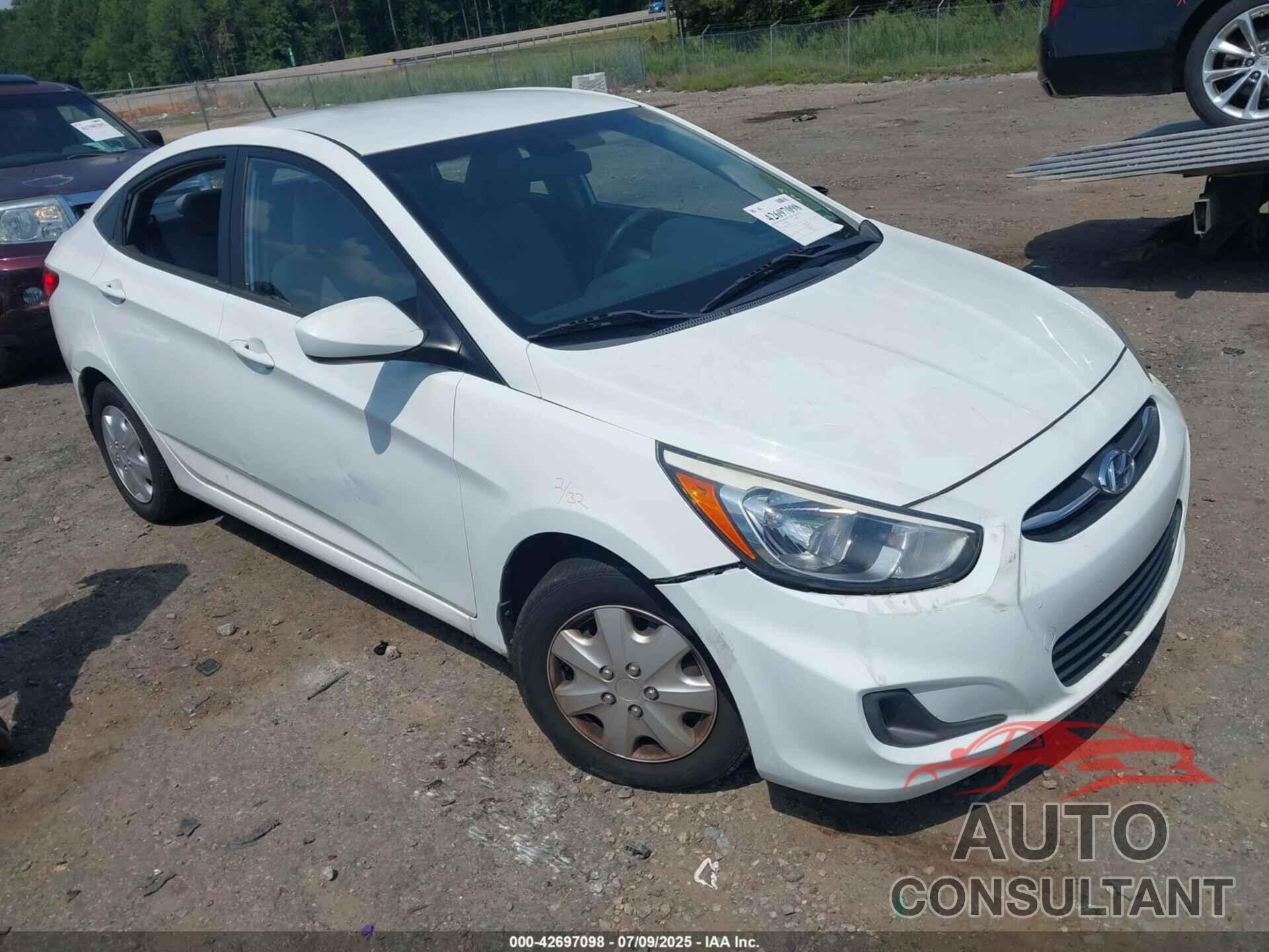 HYUNDAI ACCENT 2015 - KMHCT4AE8FU846931