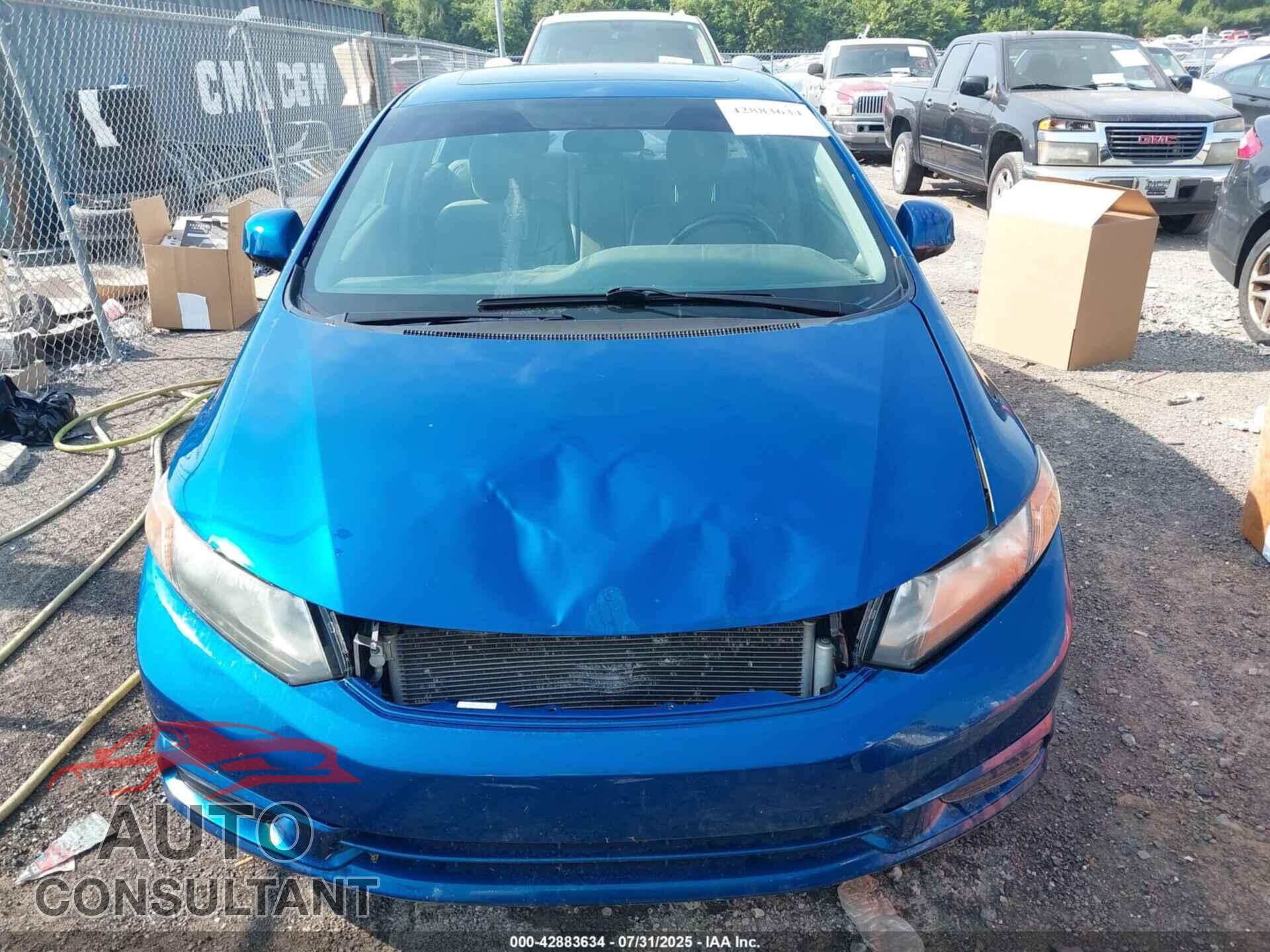 HONDA CIVIC 2012 - 19XFB2F91CE039147