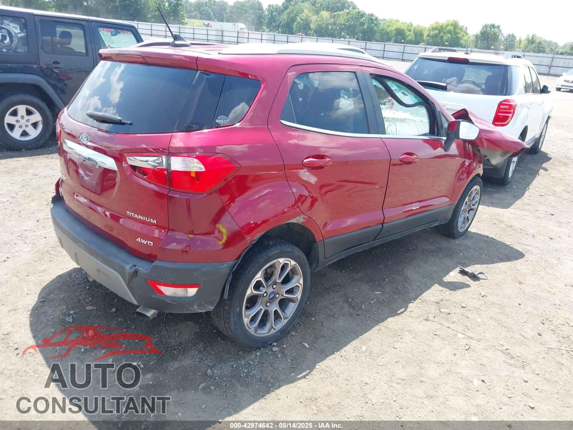 FORD ECOSPORT 2020 - MAJ6S3KLXLC336759