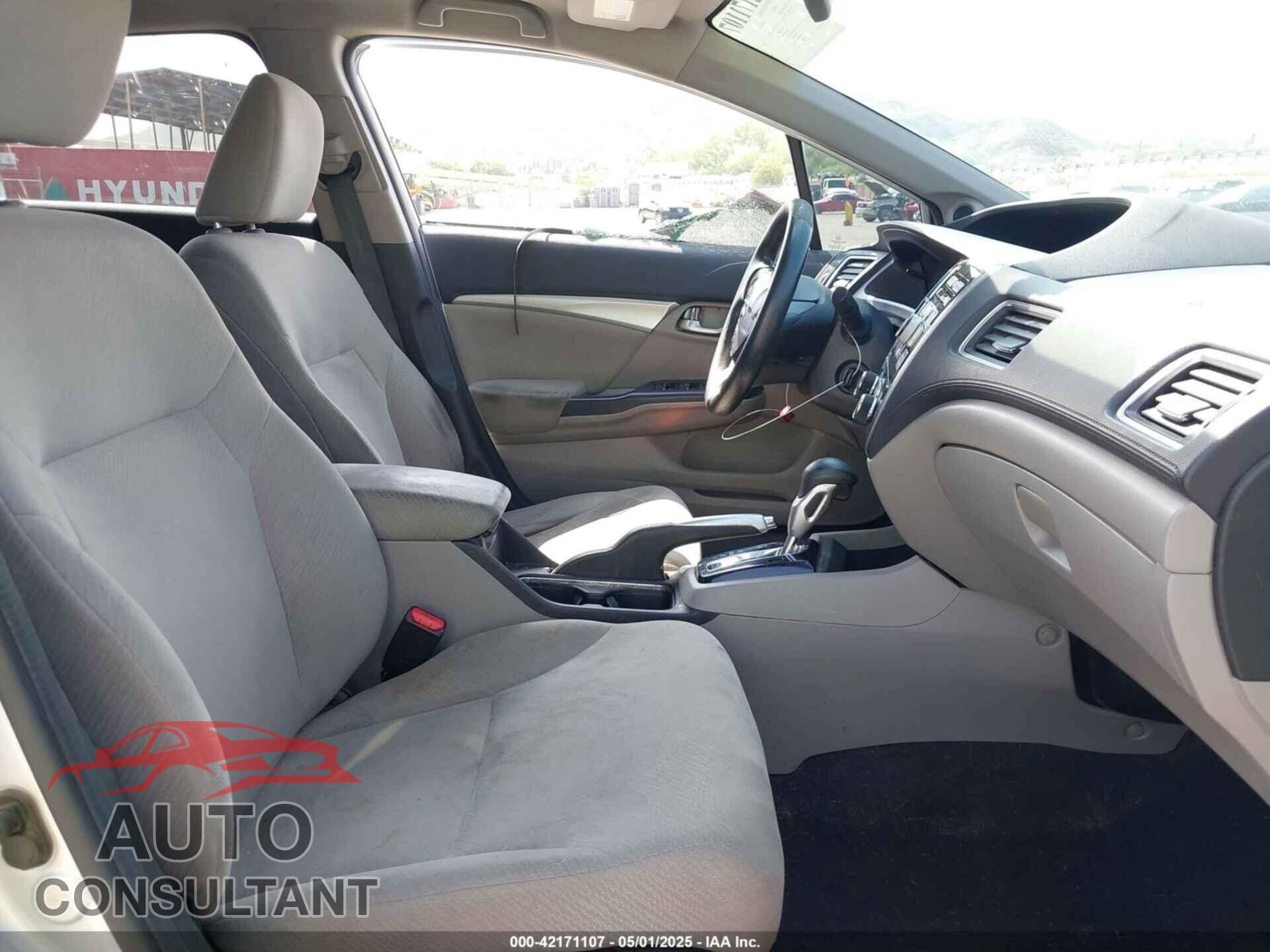 HONDA CIVIC 2013 - 19XFB2F89DE286120