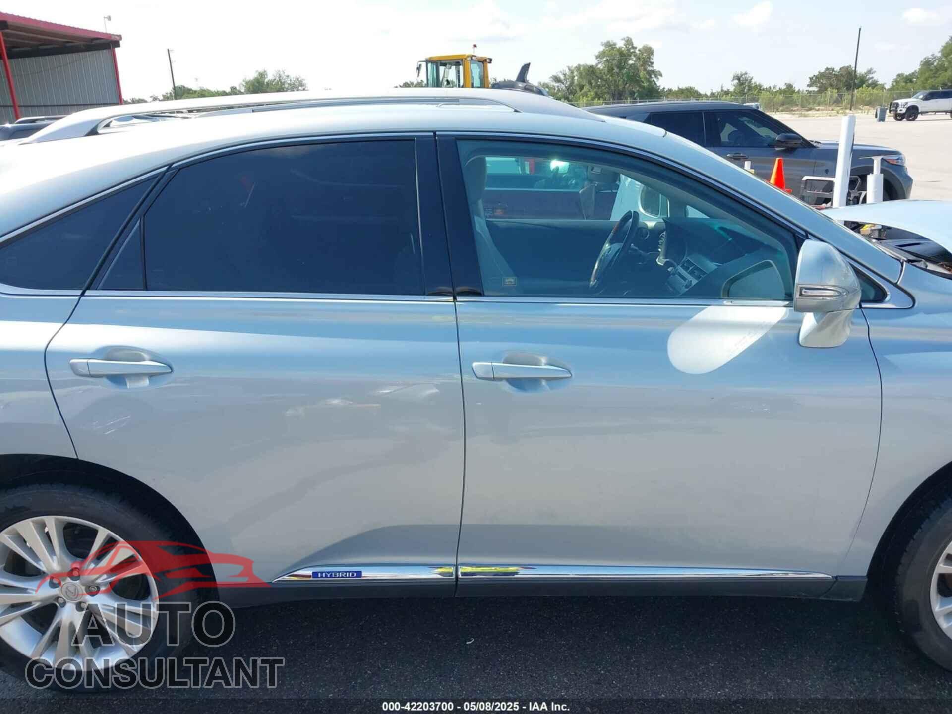 LEXUS RX 450H 2010 - JTJBC1BA2A2013721