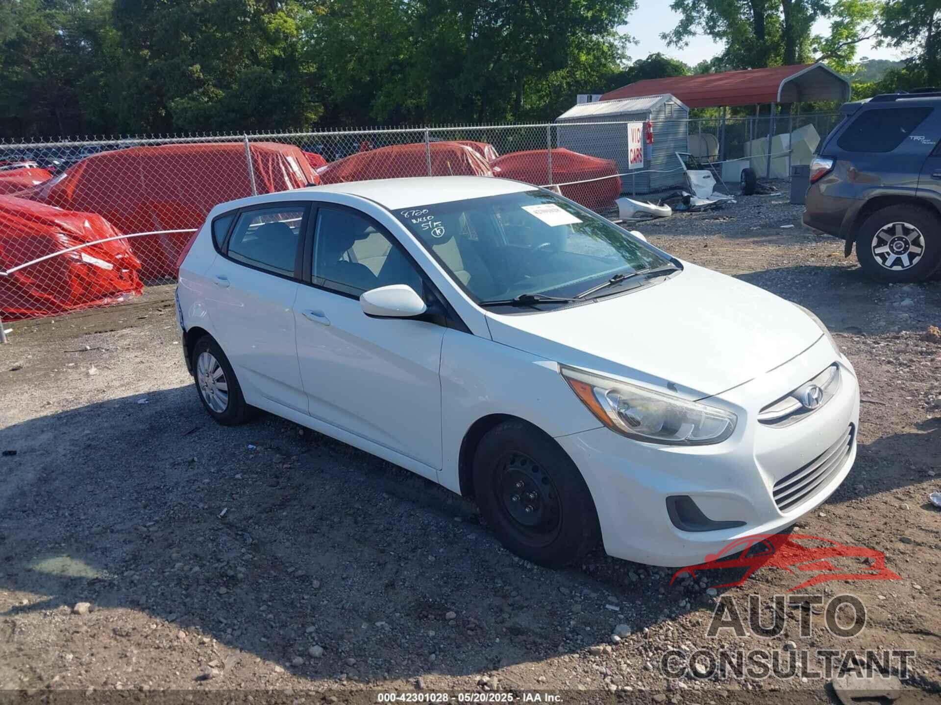 HYUNDAI ACCENT 2016 - KMHCT5AE3GU258720