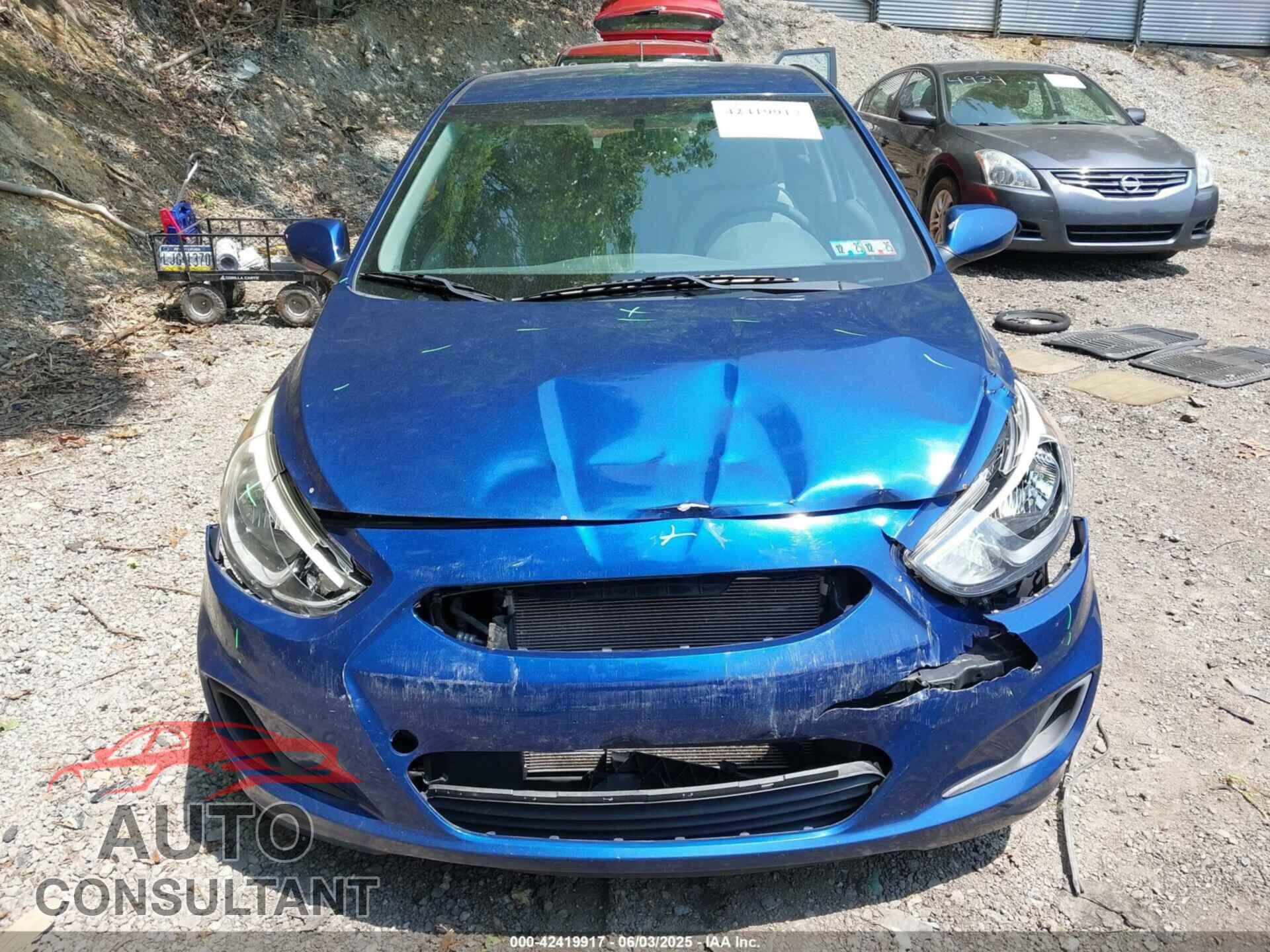 HYUNDAI ACCENT 2017 - KMHCT4AEXH4309593