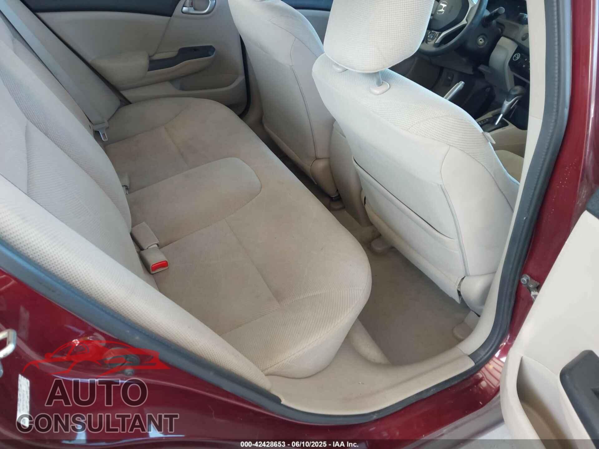 HONDA CIVIC 2012 - 2HGFB2F59CH586718