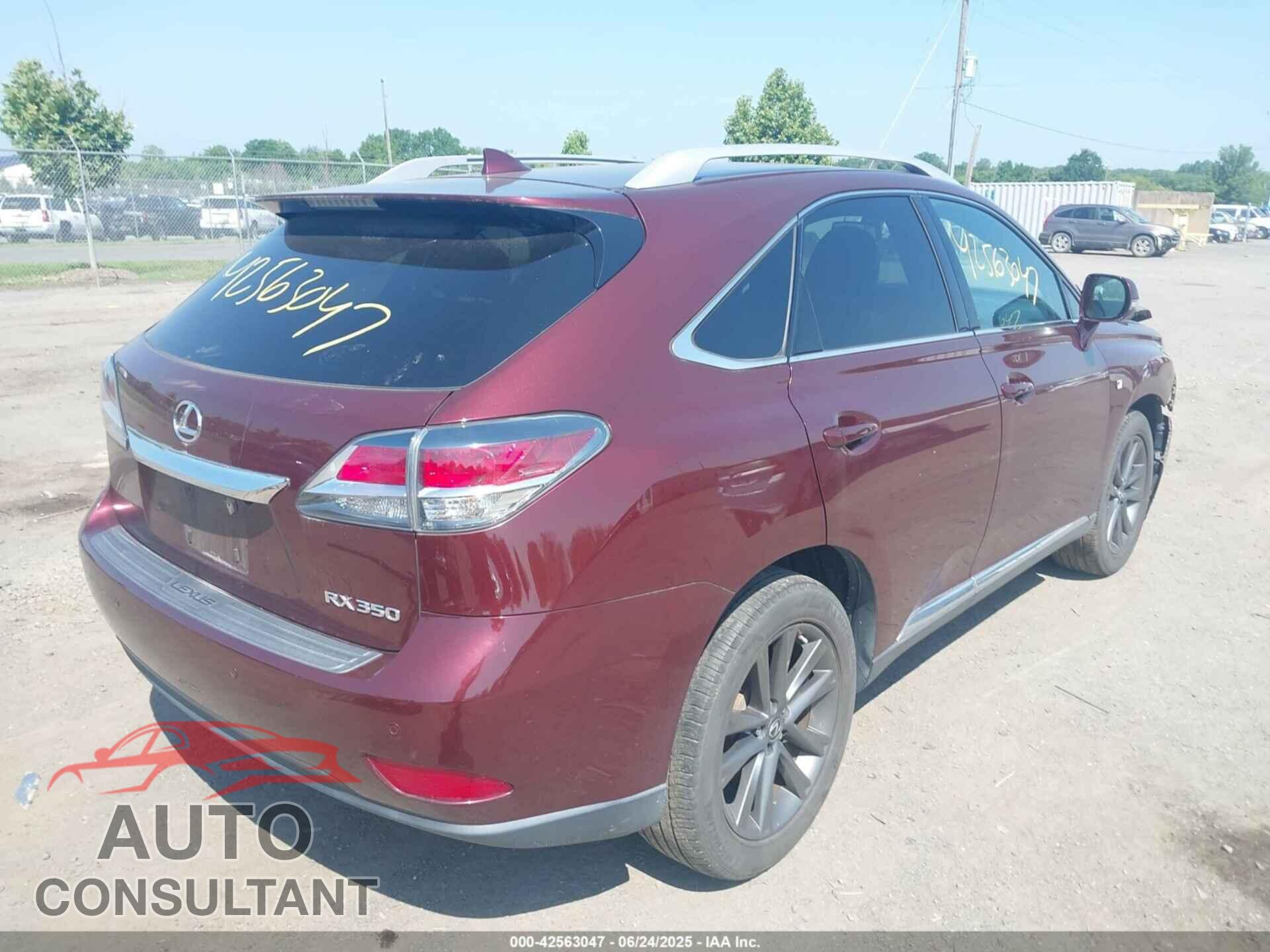 LEXUS RX 350 2015 - 2T2BK1BA0FC314319