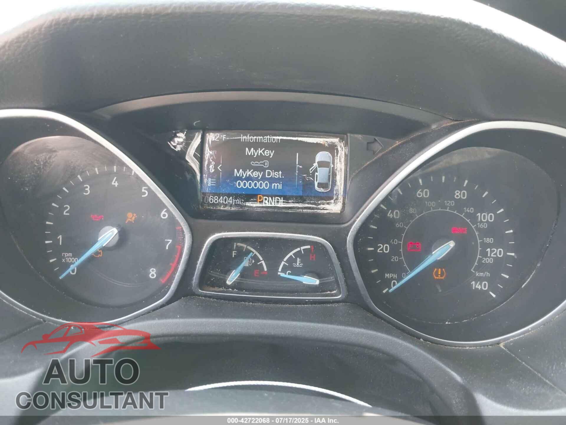 FORD FOCUS 2015 - 1FADP3F22FL368460