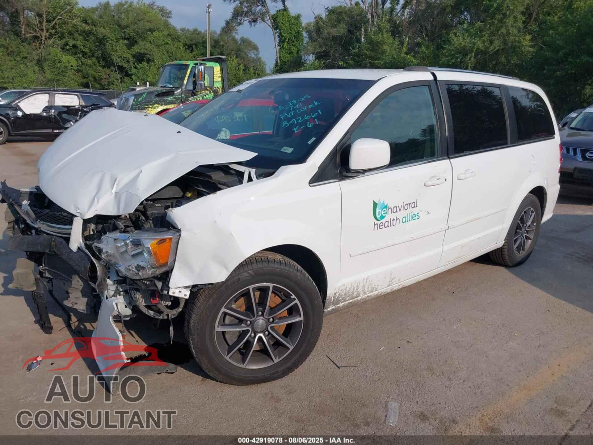 DODGE GRAND CARAVAN 2017 - 2C4RDGCG2HR842661