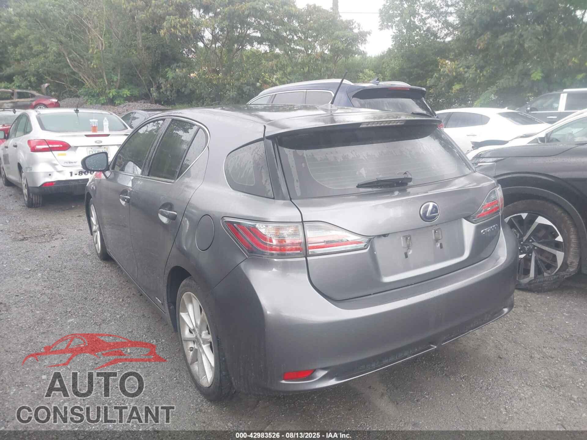 LEXUS CT 200H 2013 - JTHKD5BH4D2163840