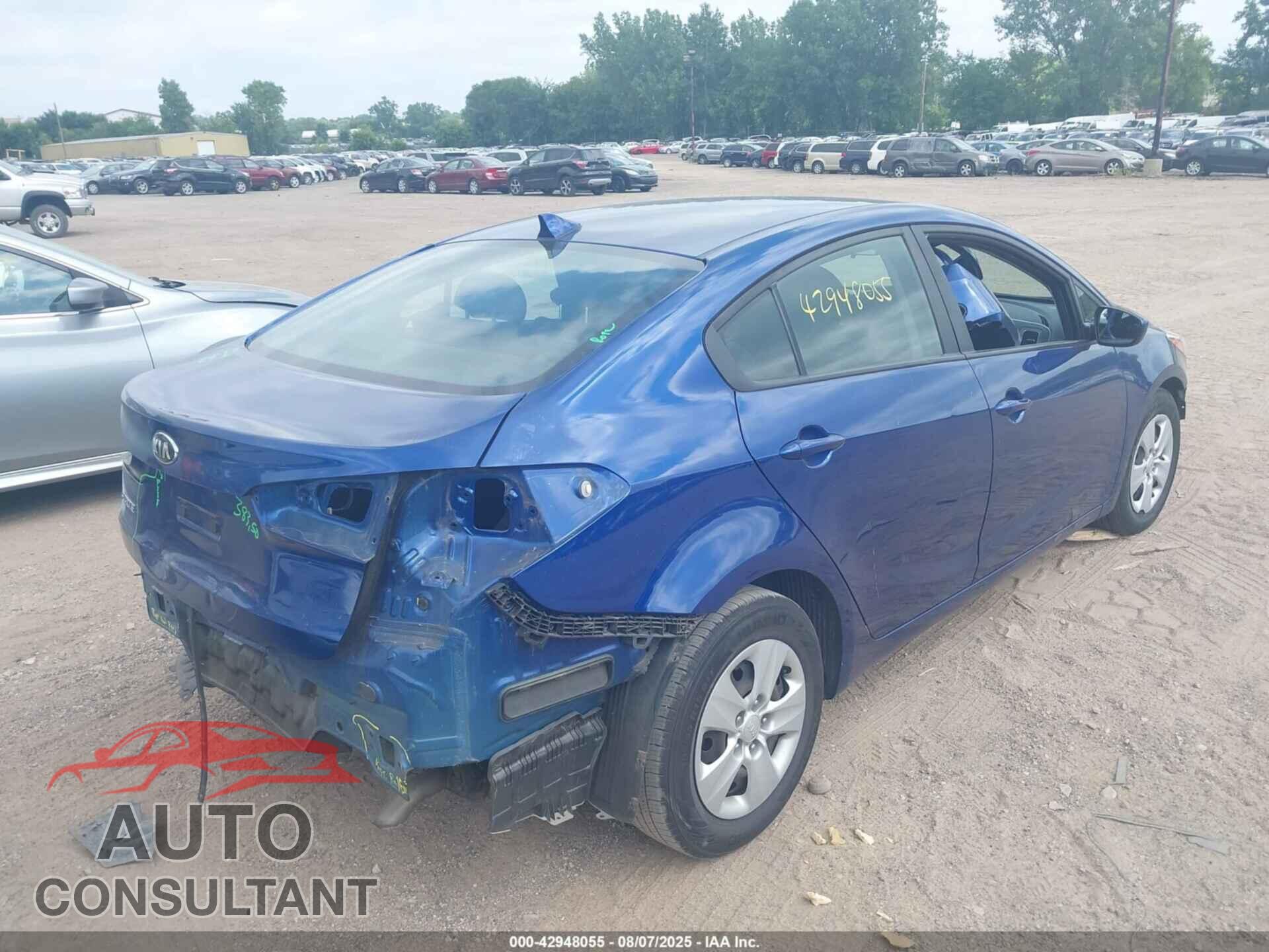 KIA FORTE 2017 - 3KPFK4A74HE161056