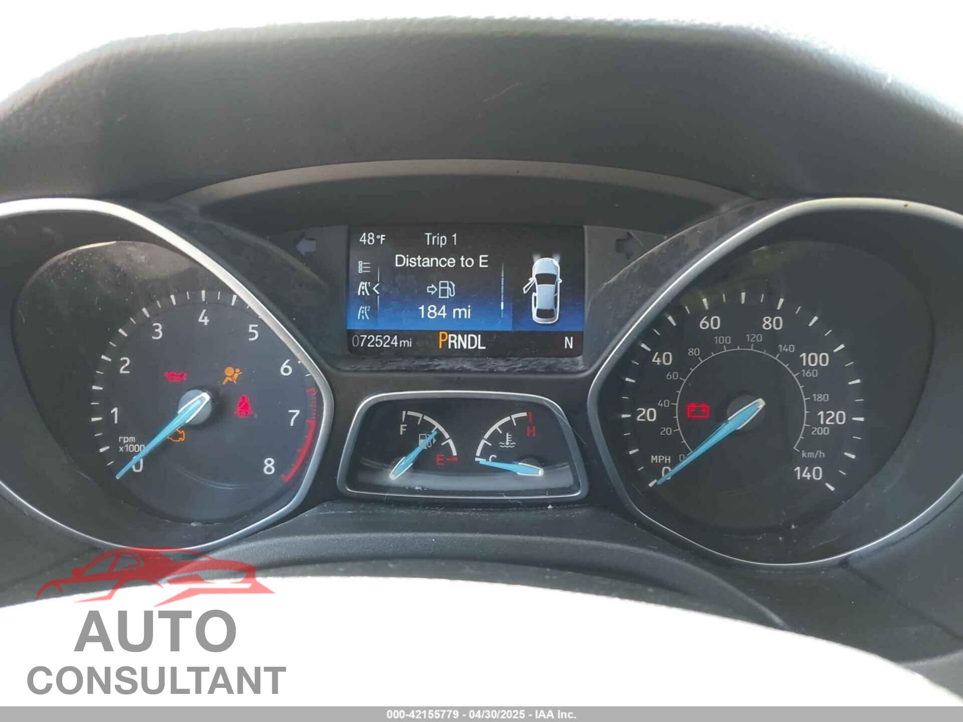 FORD FOCUS 2017 - 1FADP3K25HL209375
