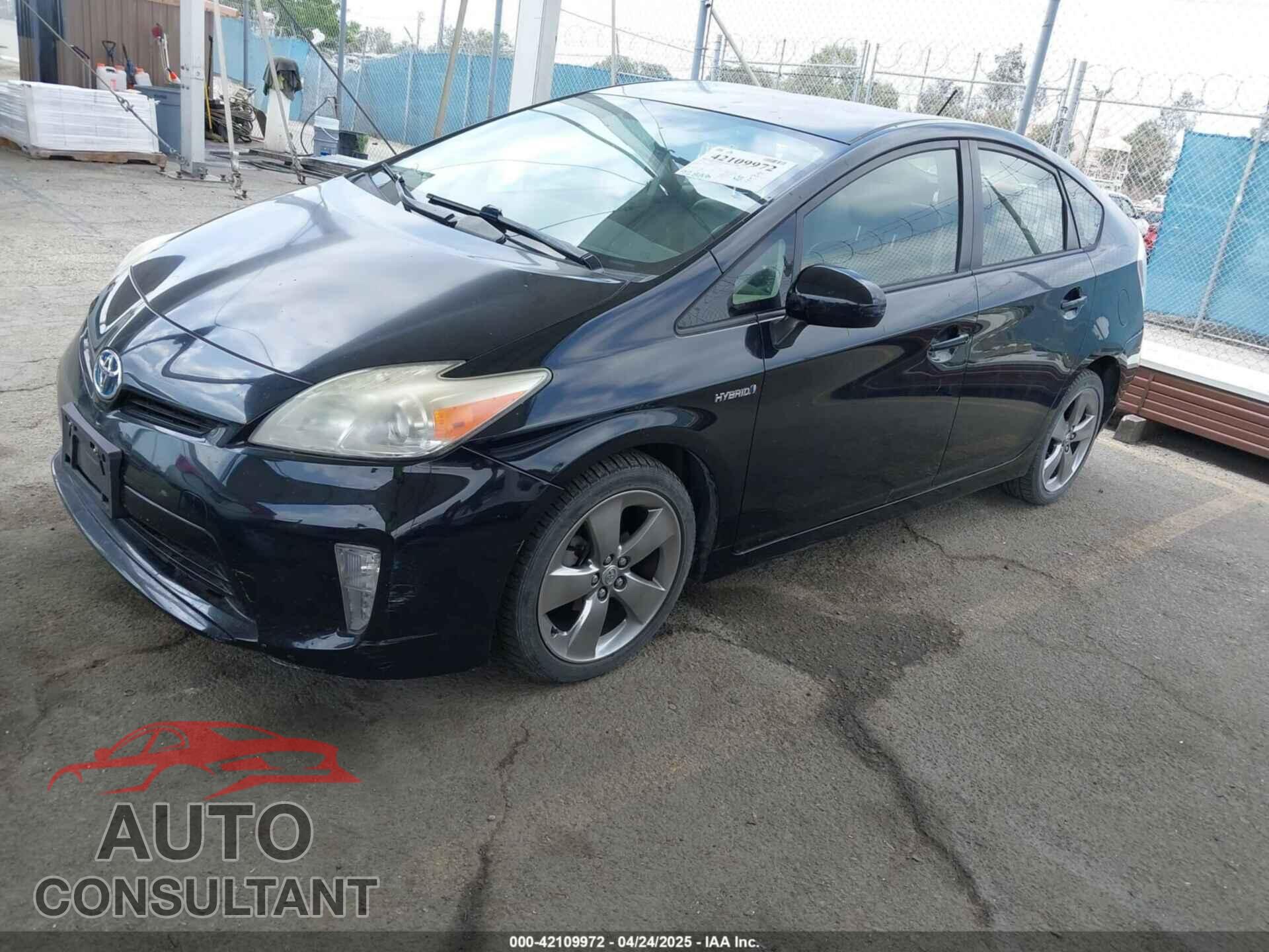 TOYOTA PRIUS 2013 - JTDKN3DU5D5577141