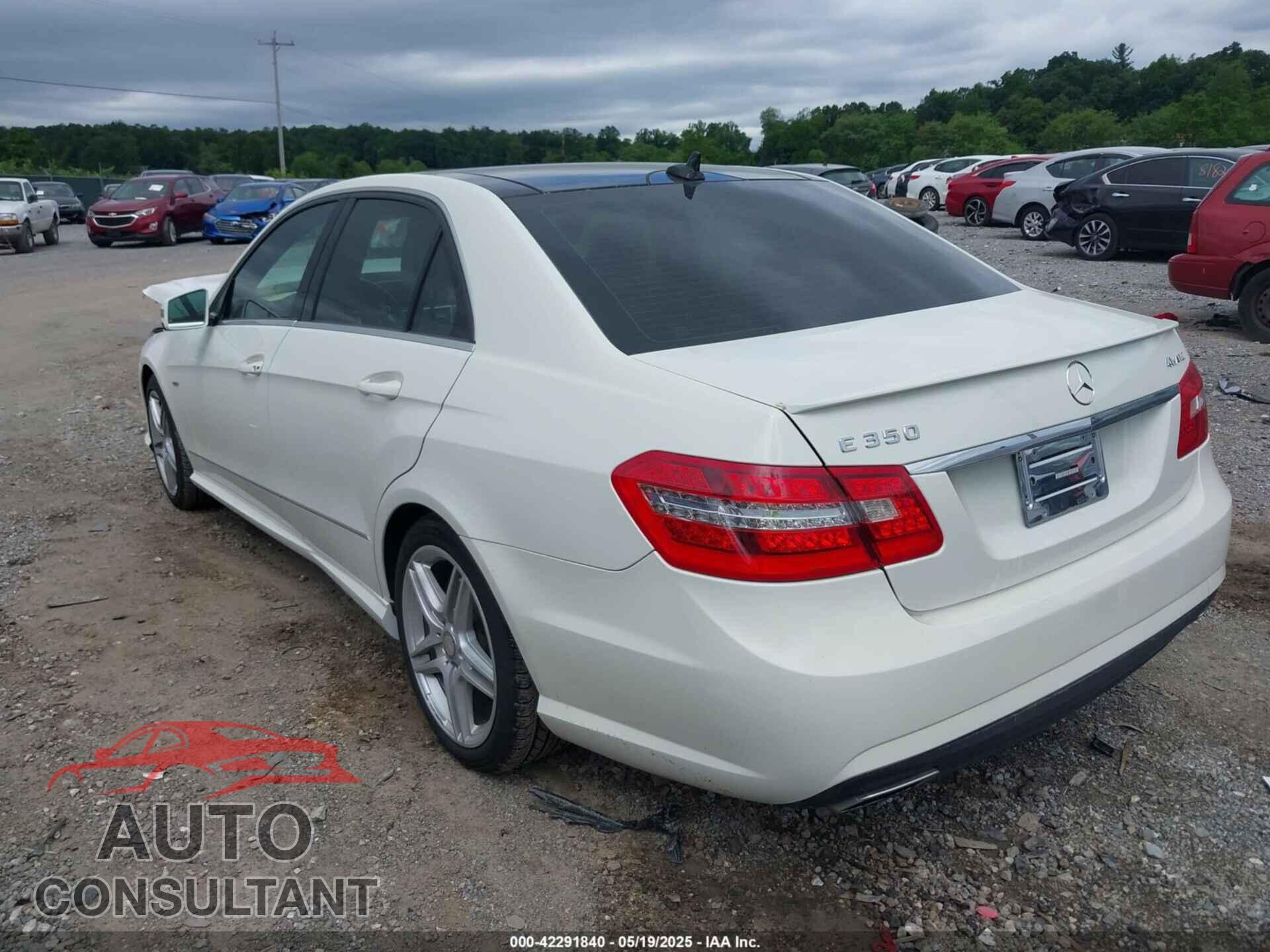 MERCEDES-BENZ E 350 2012 - WDDHF8JBXCA631343