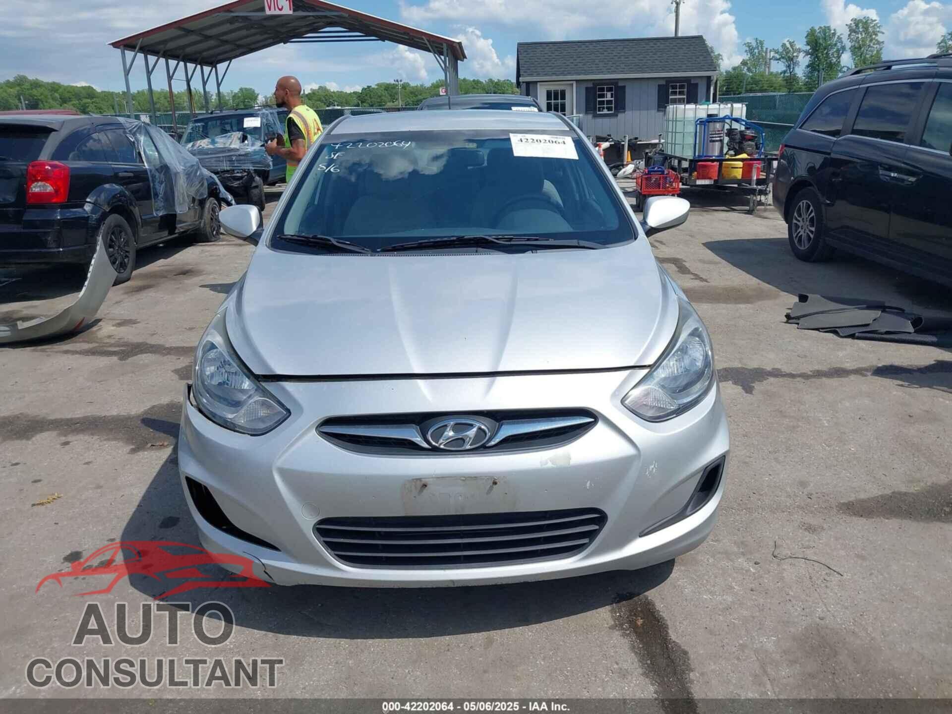 HYUNDAI ACCENT 2013 - KMHCT4AEXDU331197