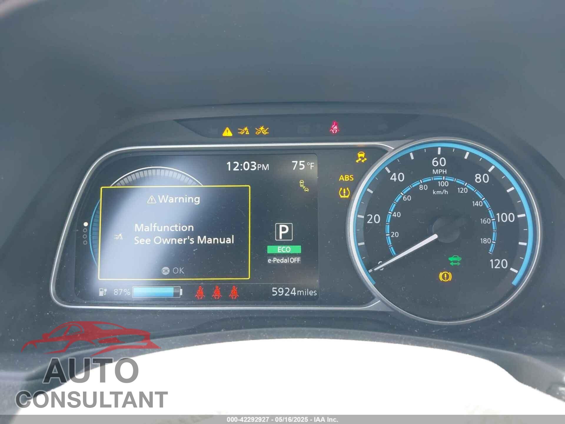 NISSAN LEAF 2025 - 1N4CZ1CV4SC558120