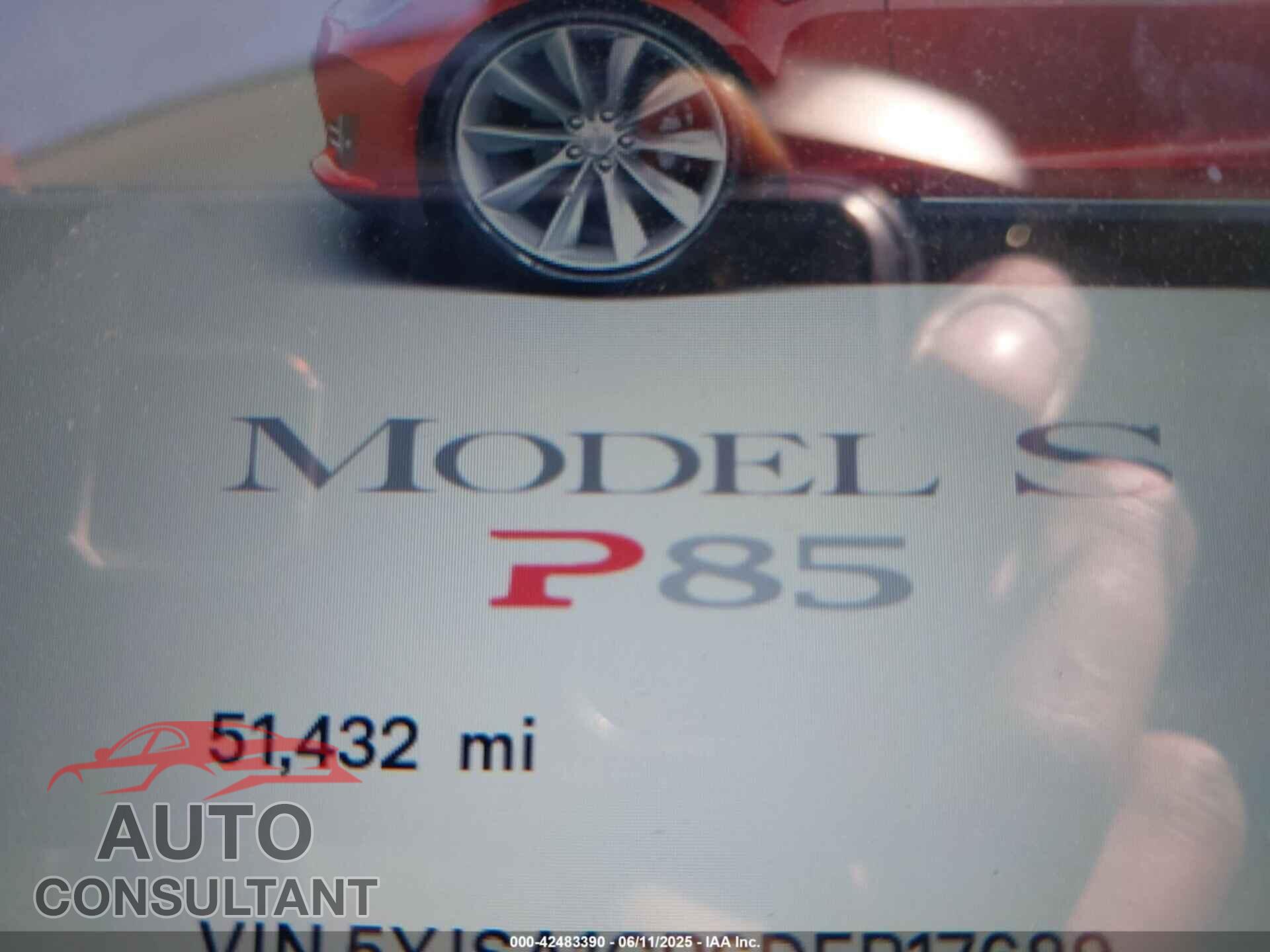 TESLA MODEL S 2013 - 5YJSA1CP6DFP17689