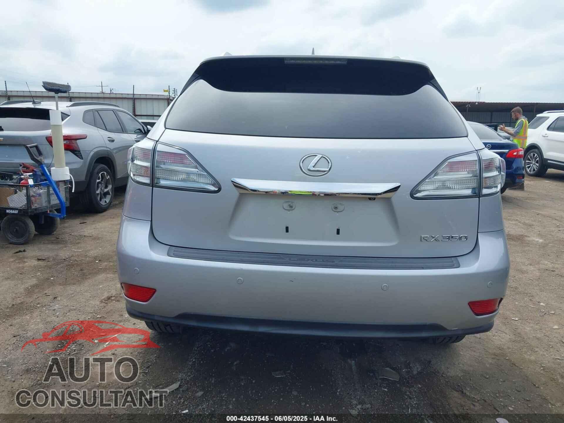 LEXUS RX 350 2011 - 2T2BK1BA3BC110690