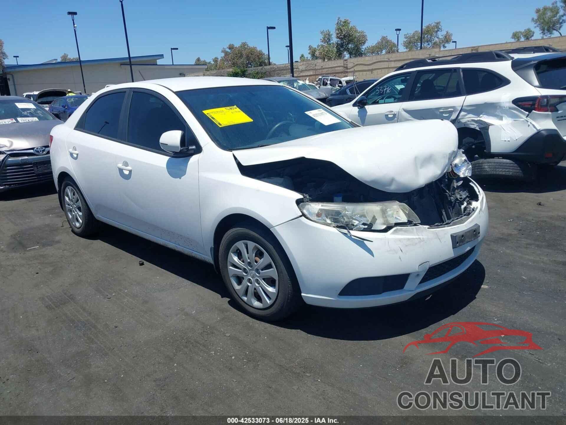 KIA FORTE 2012 - KNAFU4A20C5600642