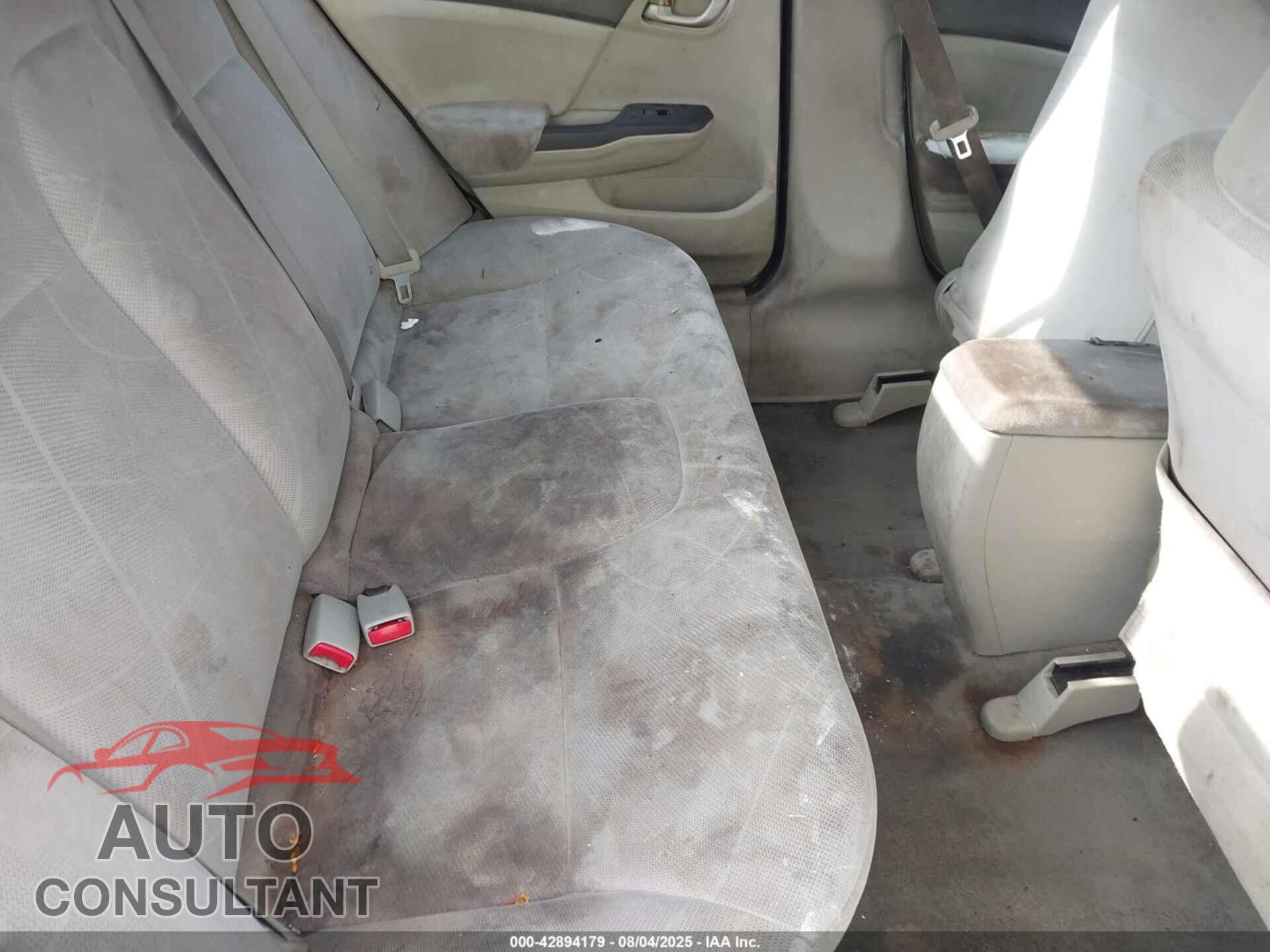 HONDA CIVIC 2012 - 2HGFB2F53CH594166