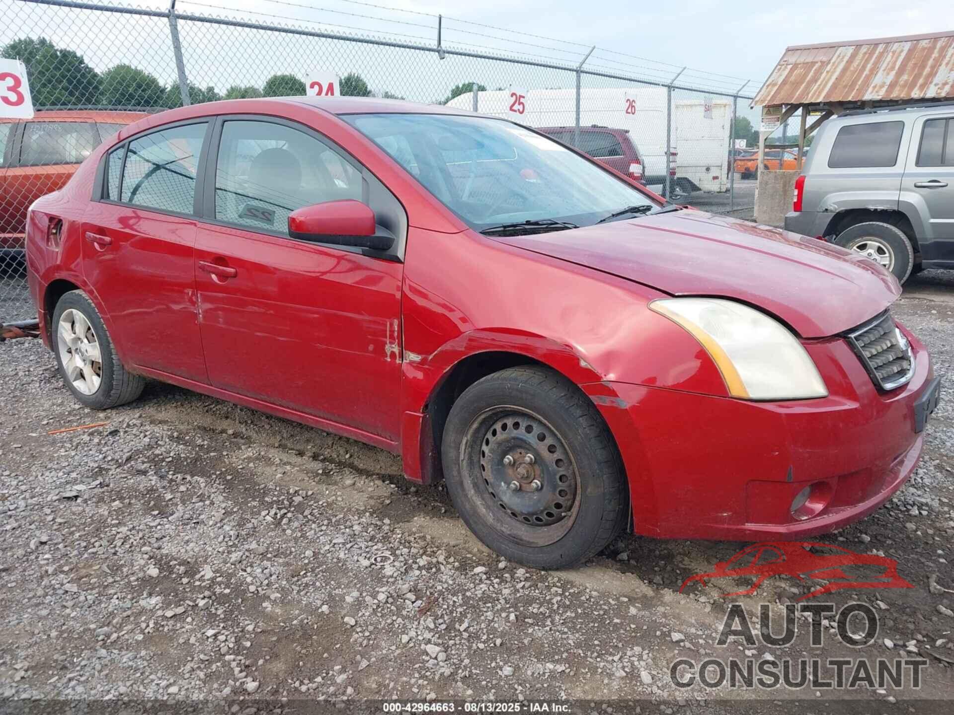 NISSAN SENTRA 2009 - 3N1AB61E69L637070
