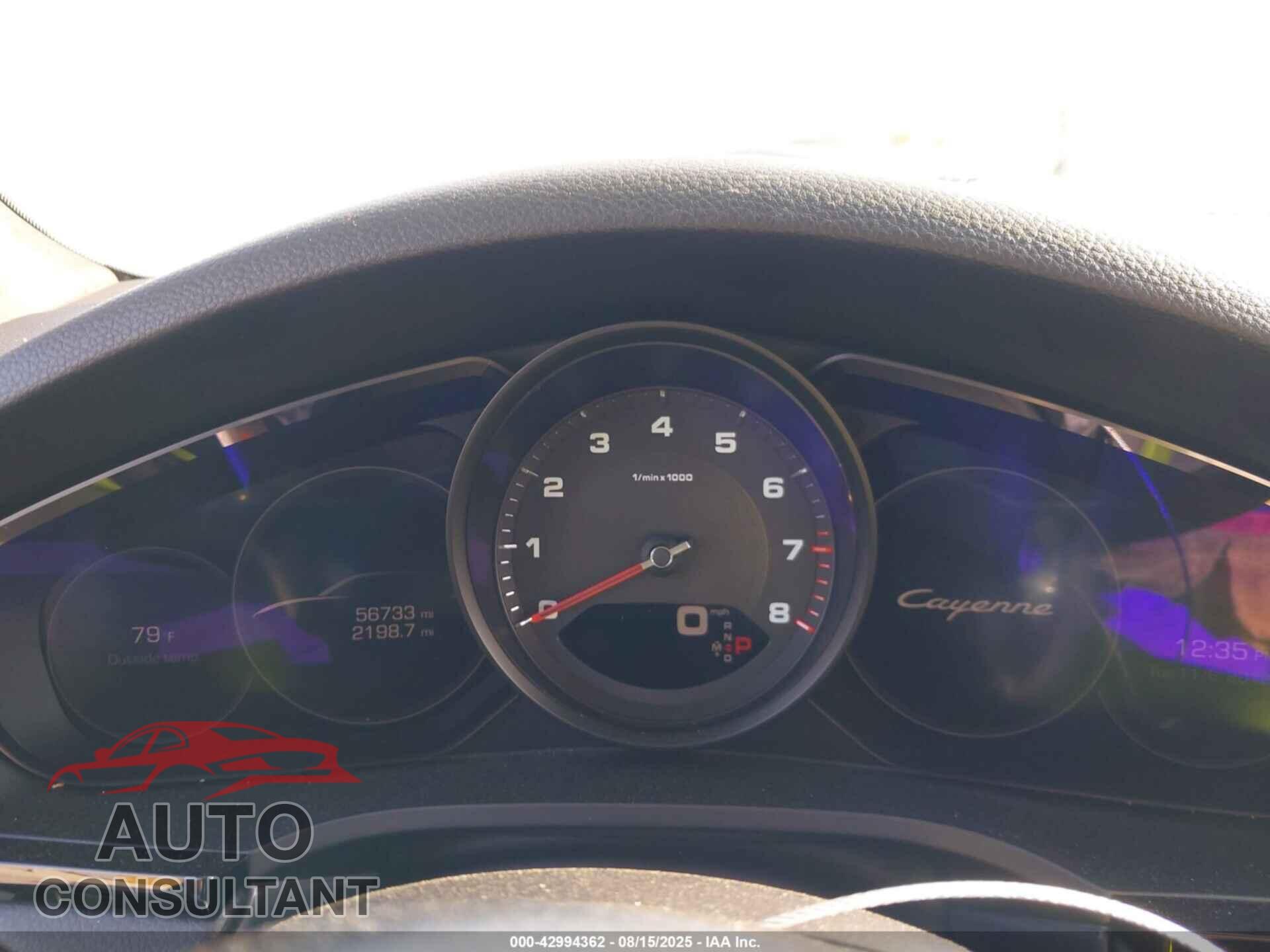 PORSCHE CAYENNE 2020 - WP1AA2AY2LDA05262