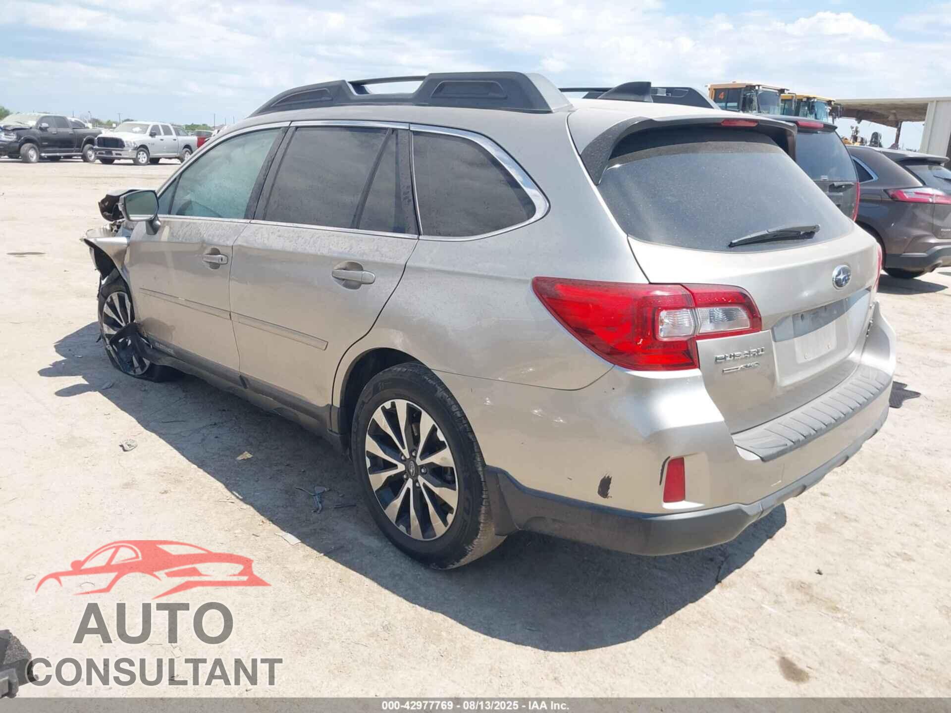 SUBARU OUTBACK 2016 - 4S4BSBNC4G3208016