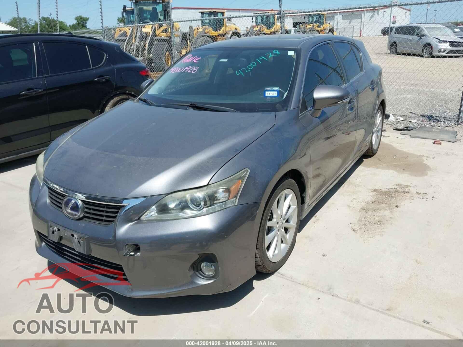 LEXUS CT 200H 2013 - JTHKD5BH6D2130581